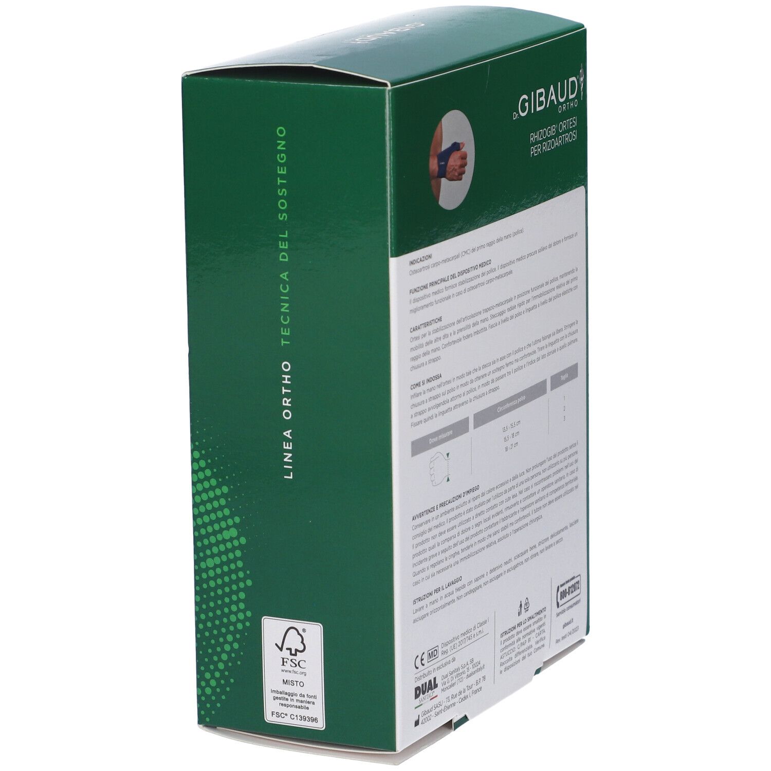 Rhizogib Ortesi Per Rizoartrosi Dr Gibaud Ortho Sinistra 2