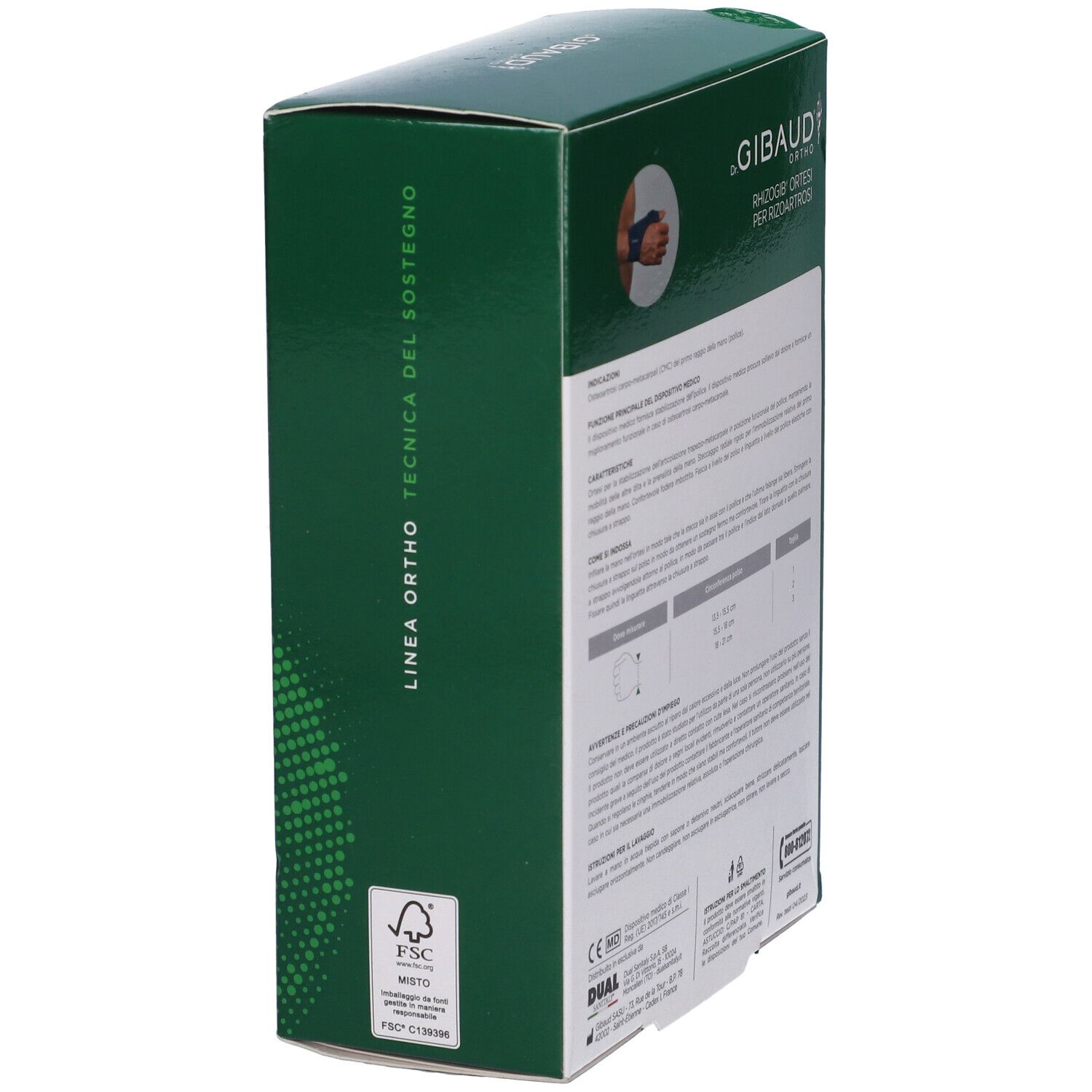 Rhizogib Ortesi Per Rizoartrosi Dr Gibaud Ortho Sinistra 3