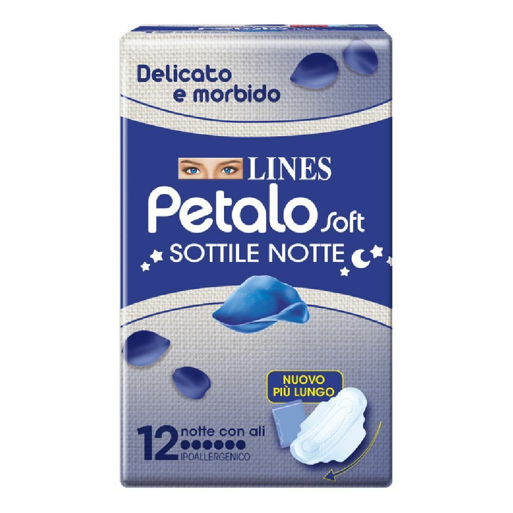 LINES Petalo Blu Soft Notte con Ali