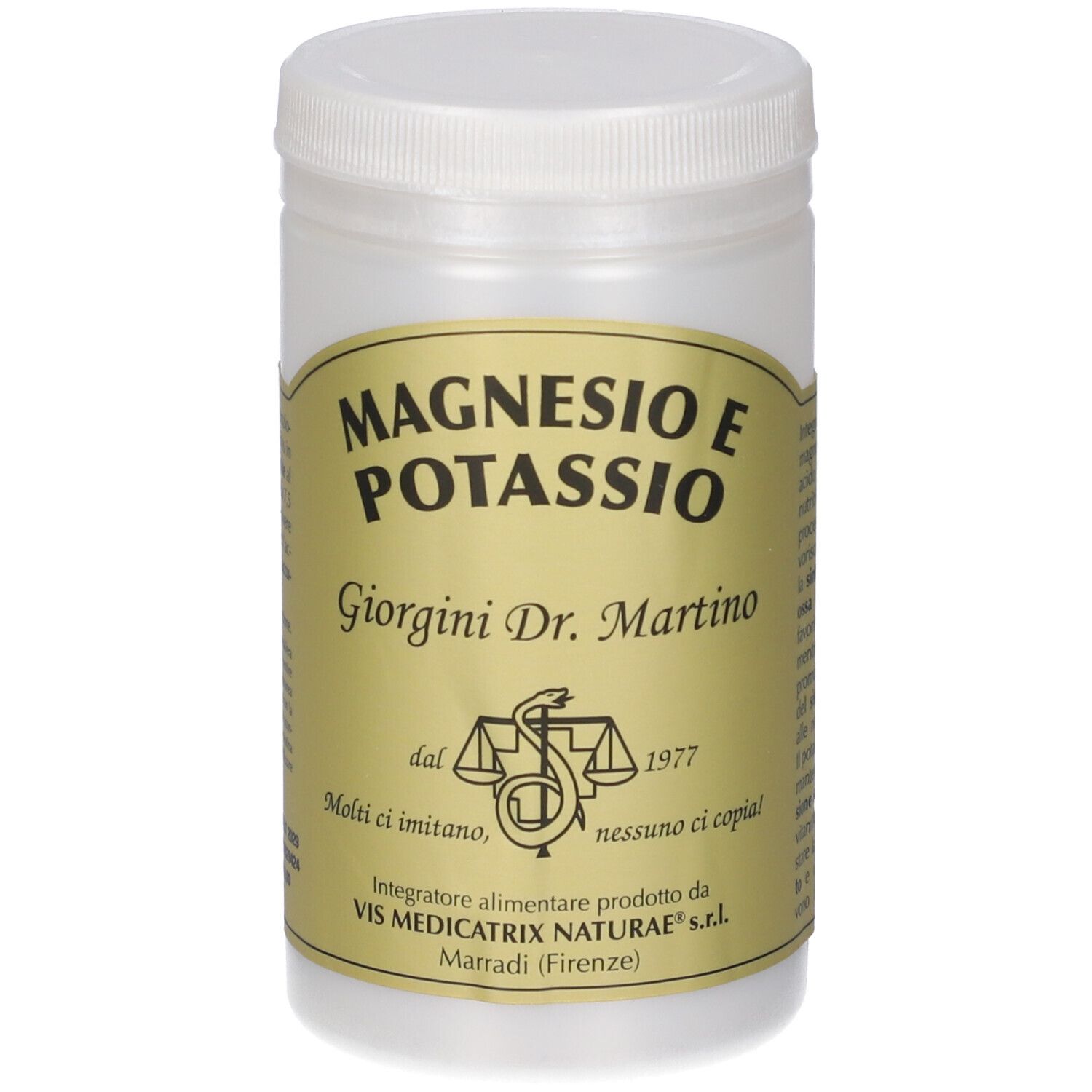 Magnesio E Potassio Polvere 180 G