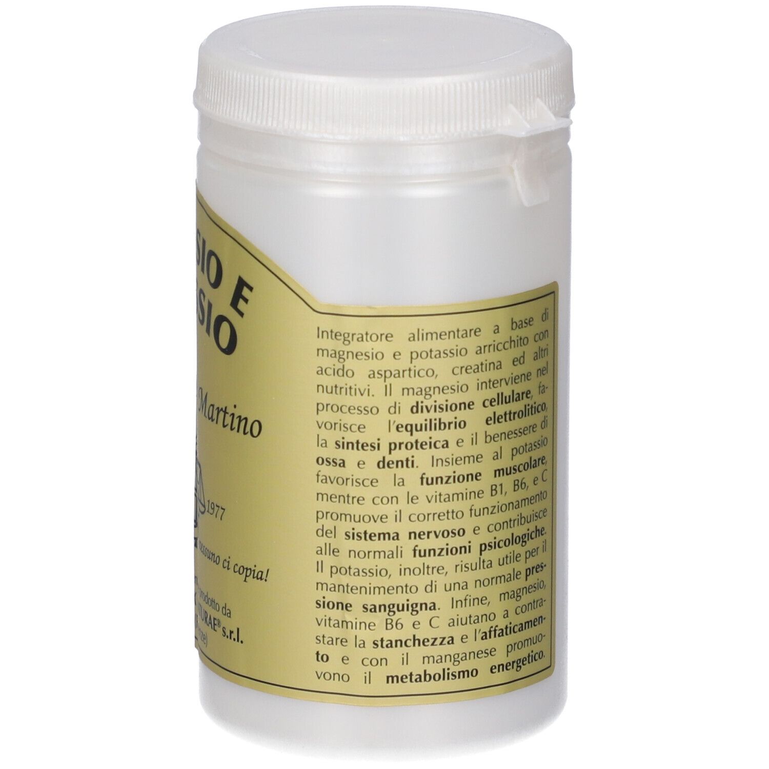 Magnesio E Potassio Polvere 180 G