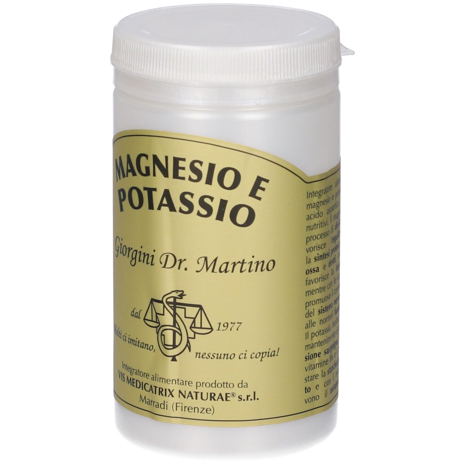 Magnesio E Potassio Polvere 180 G