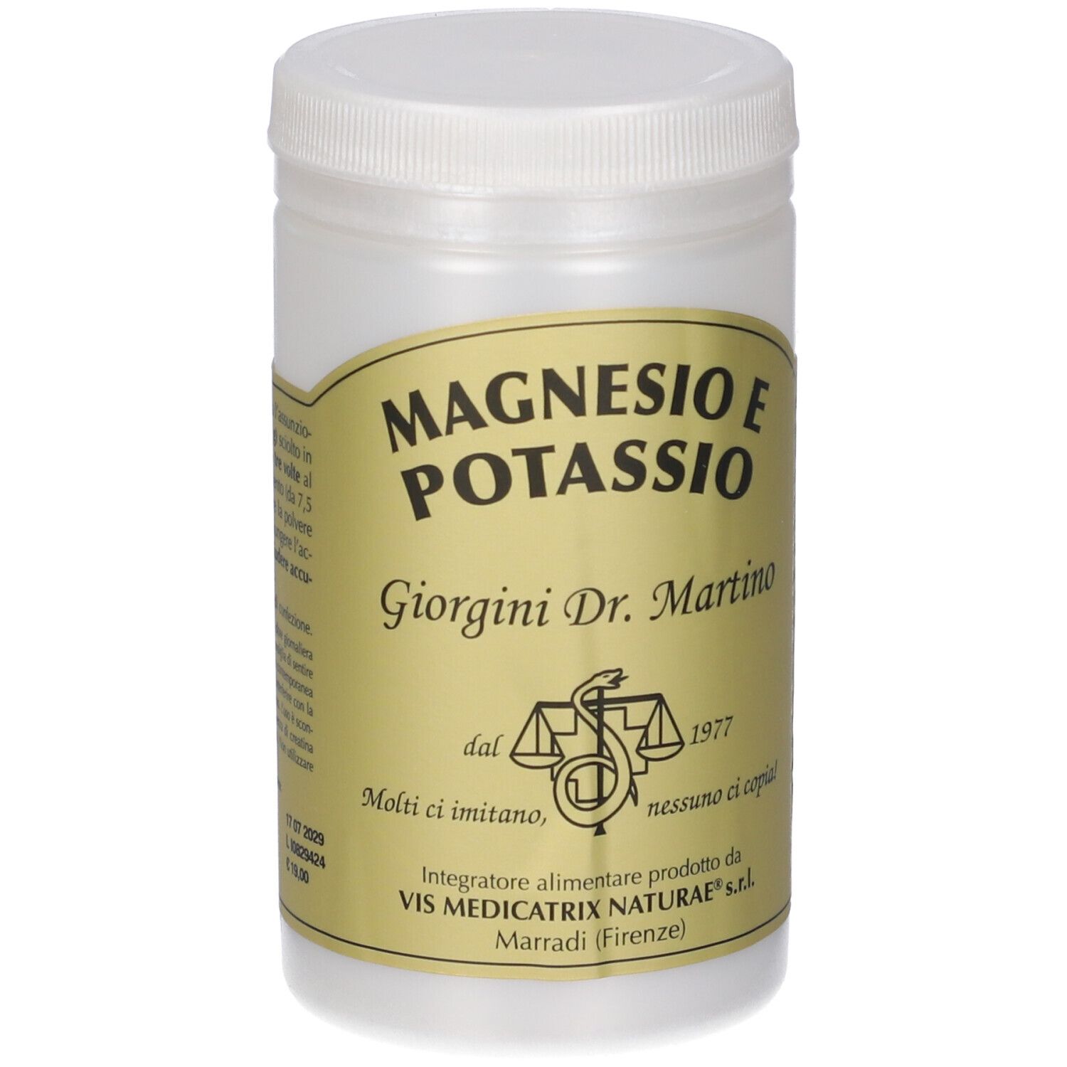 Magnesio E Potassio Polvere 180 G