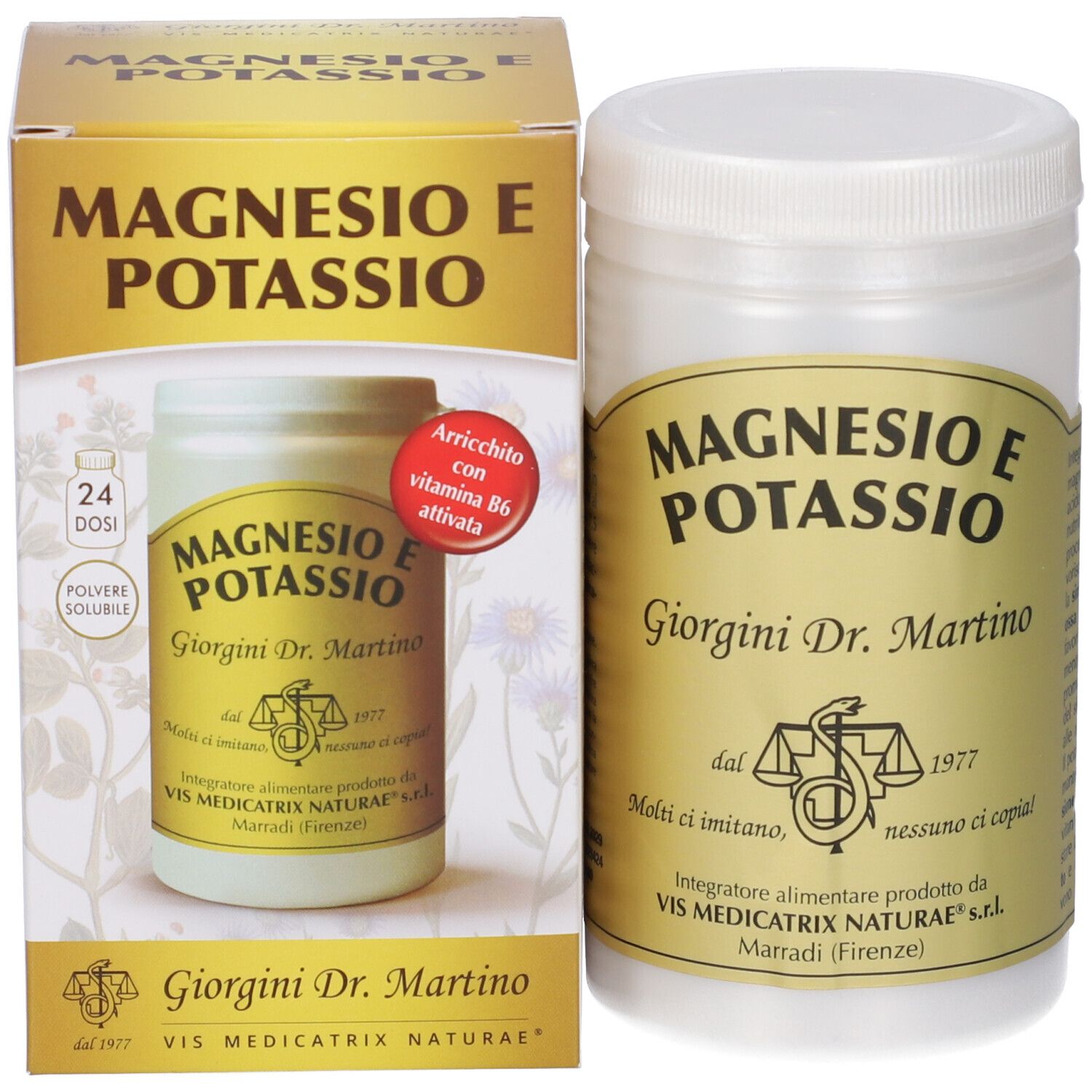 Magnesio E Potassio Polvere 180 G