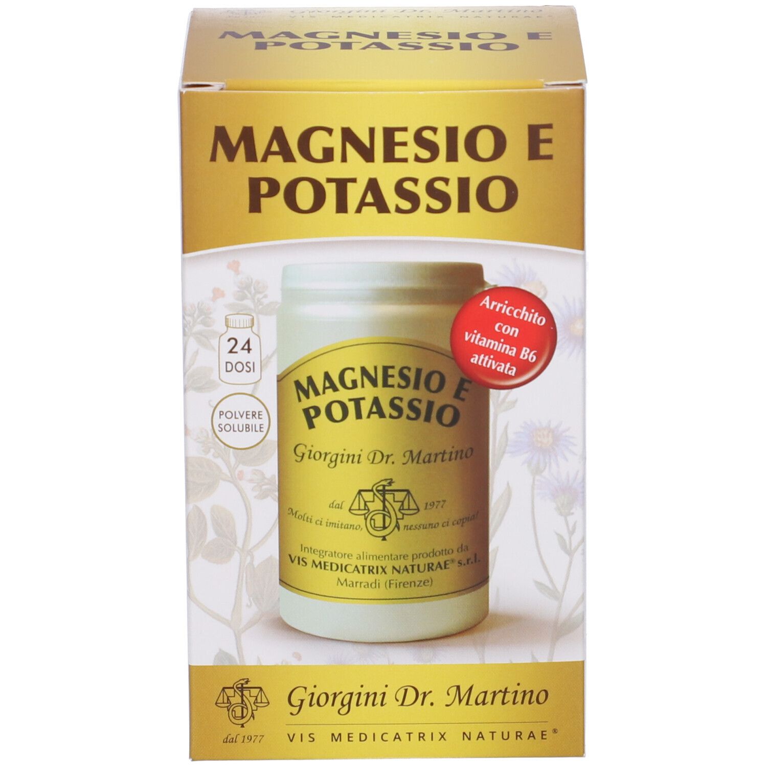 Magnesio E Potassio Polvere 180 G