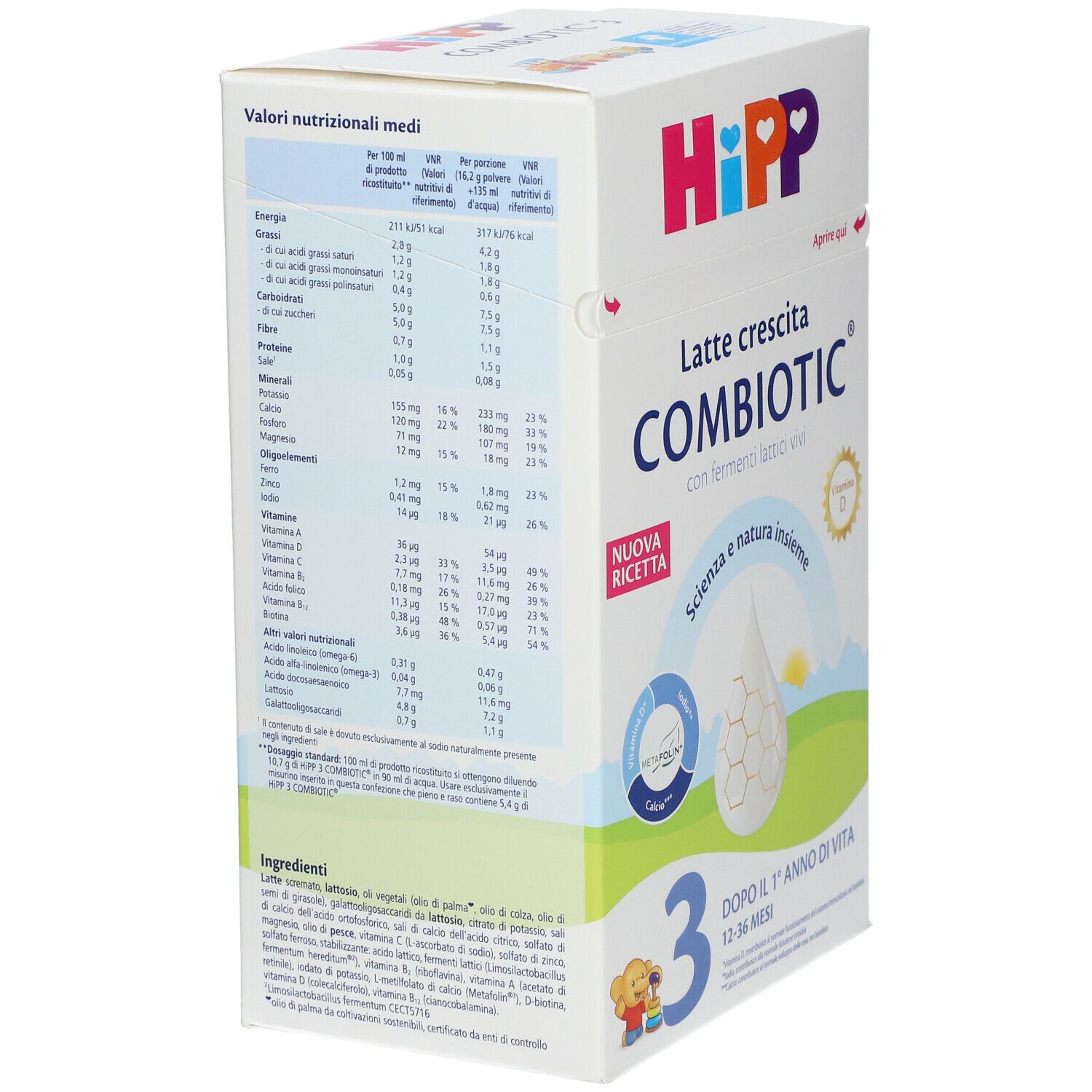 Hipp Combiotic Latte Crescita 3 Liquido 470 Ml  MarconiFarma - La tua  farmacia online di fiducia