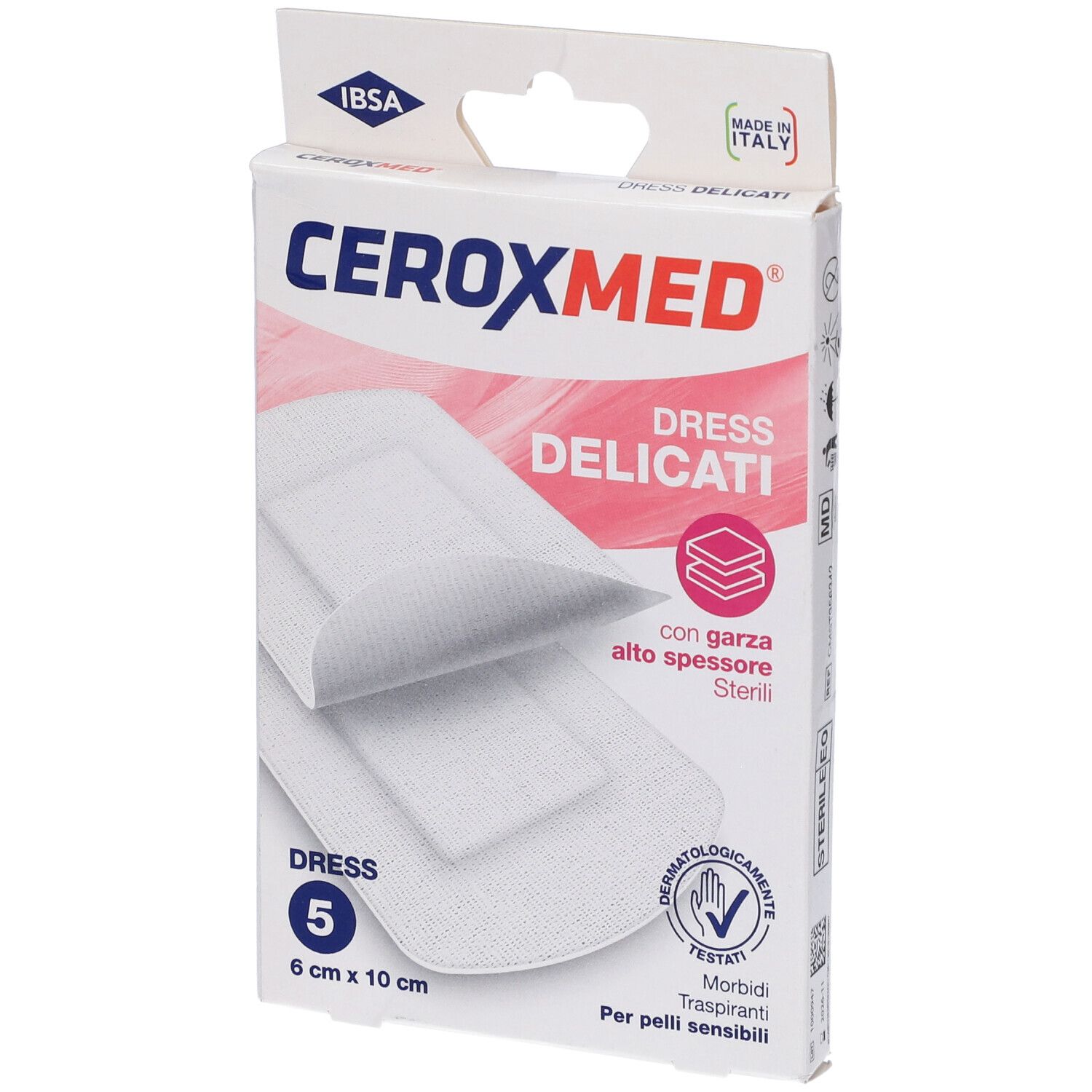 Ceroxmed Cerotti Compresse Dress Delicati 6x10cm
