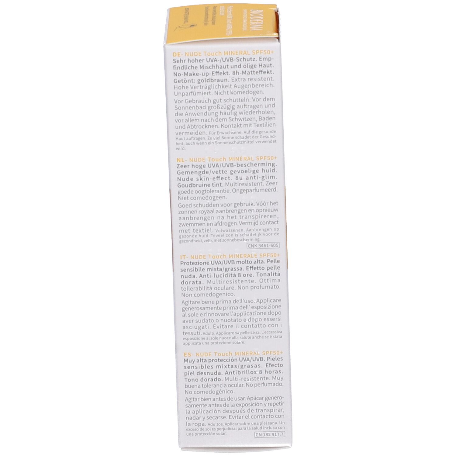 Bioderma Photoderm Nude Touch Tonalità Dorata SPF50+