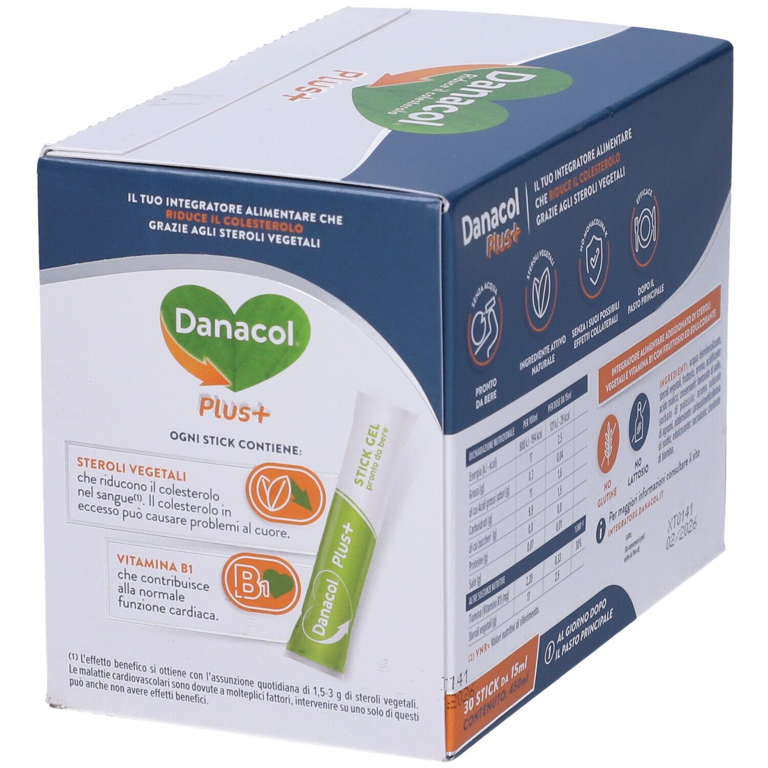 Danacol Plus+ Integratore Colesterolo 30 Stick - Farmacie Ravenna