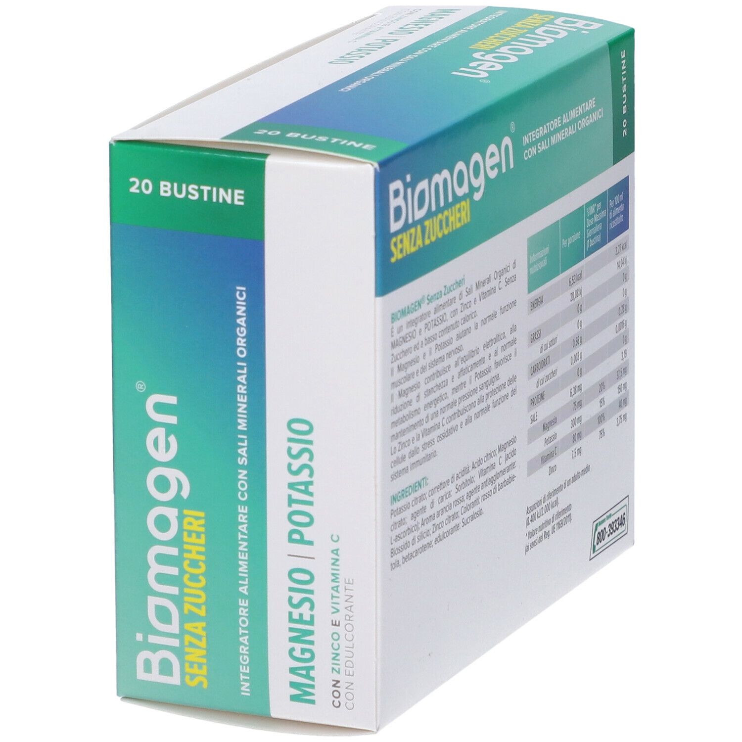 Sofar Biomagen Senza Zuccheri Bustine Integratore Alimentare