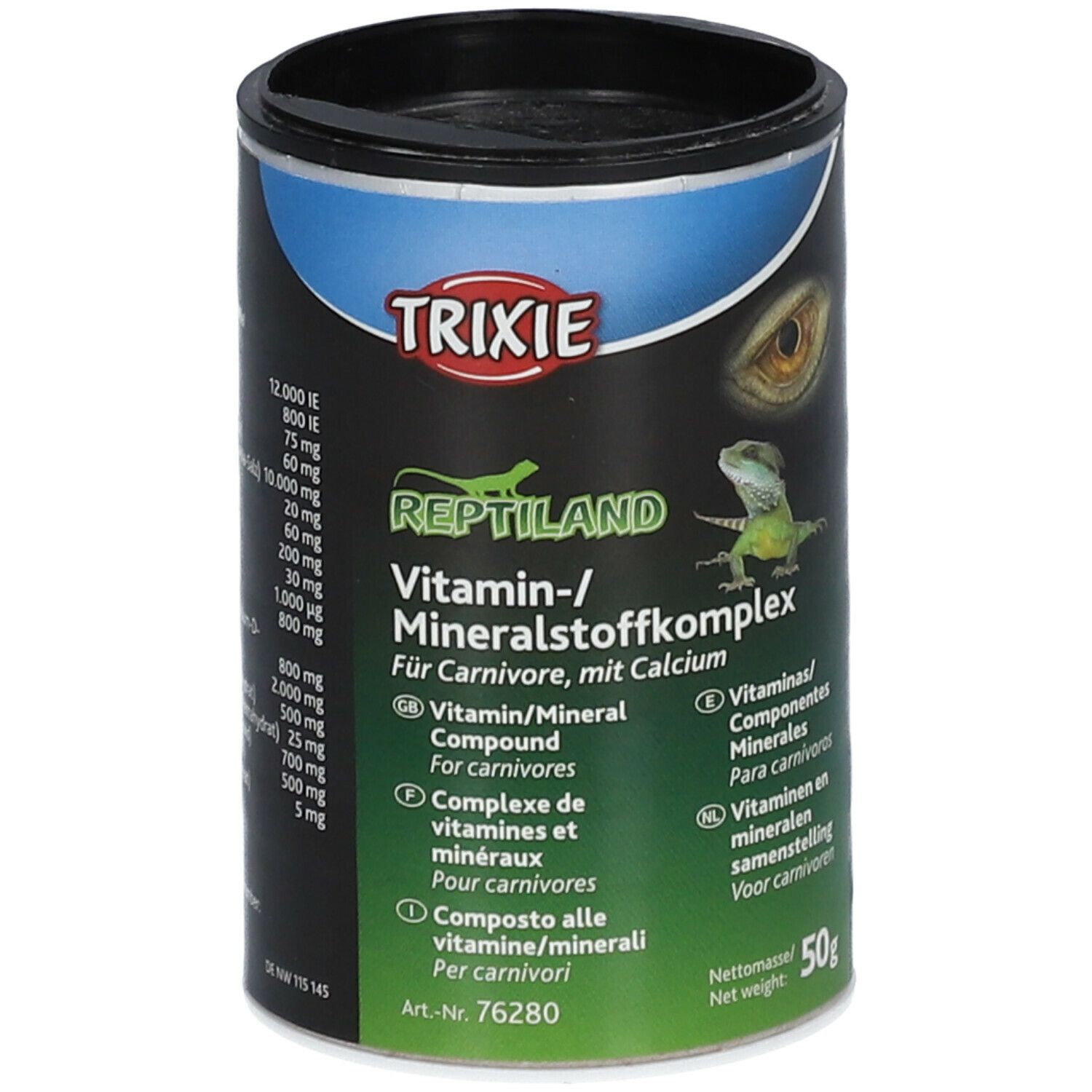 TRIXIE Reptiland Composto alle vitamine/minerali per rettili carnivori