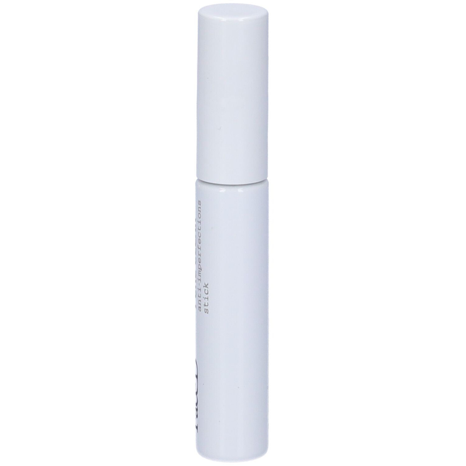 Stick bianco con tappo bianco. Scritta: FaceD, Pure Clear anti-imperfections stick.
