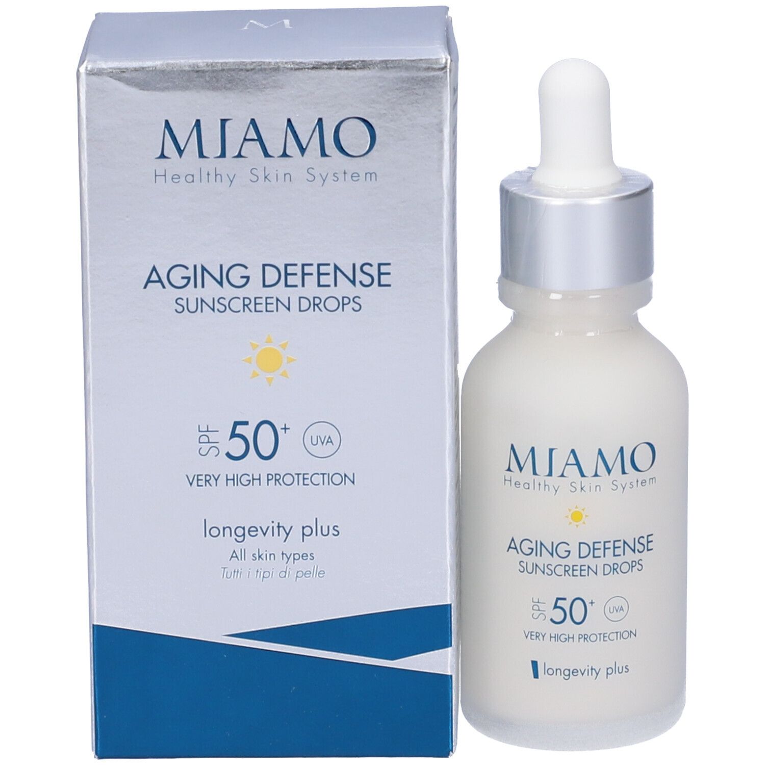 Miamo Aging Defense Sunscreen Drops