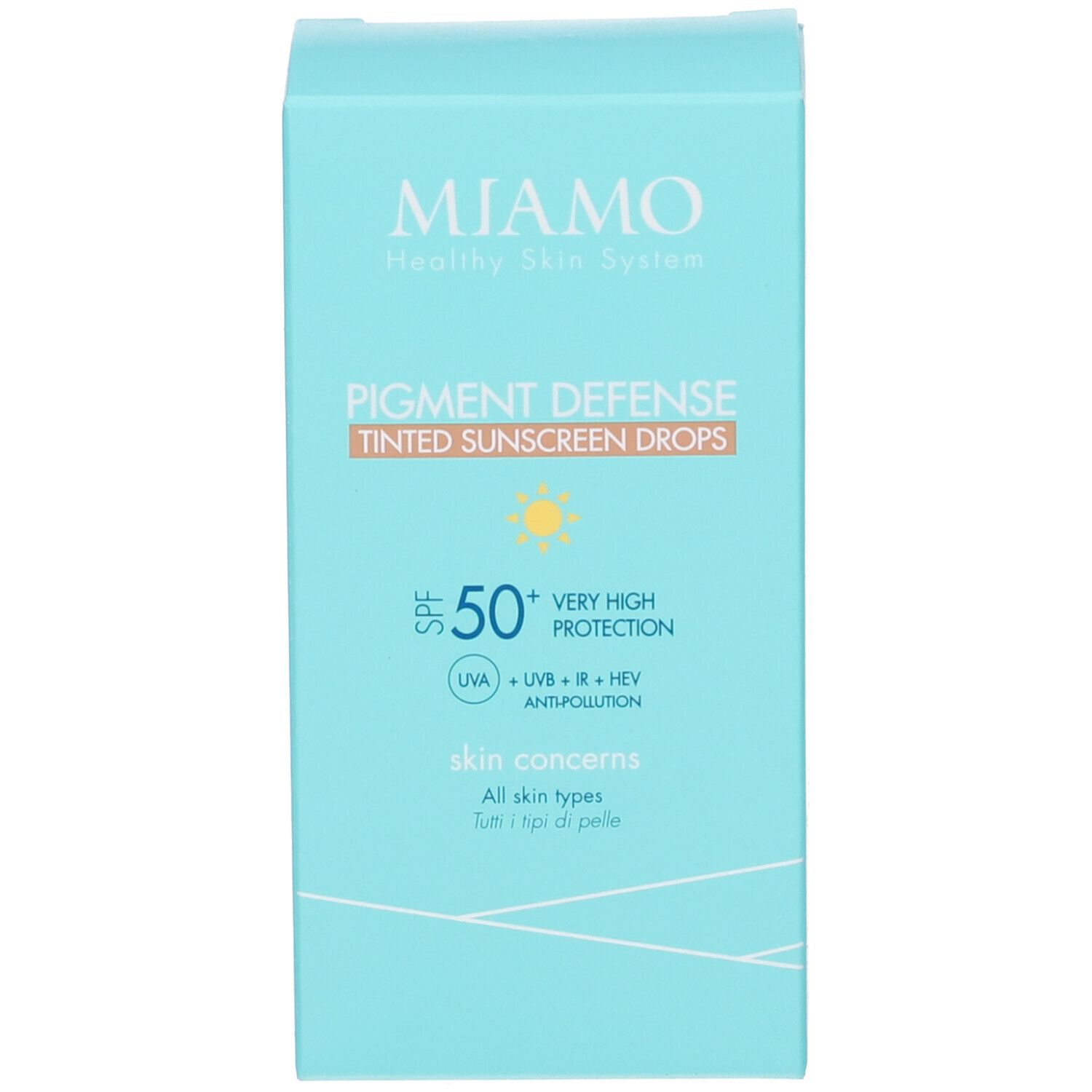 Miamo Pigment Defense Tinted Sunscreen Drops