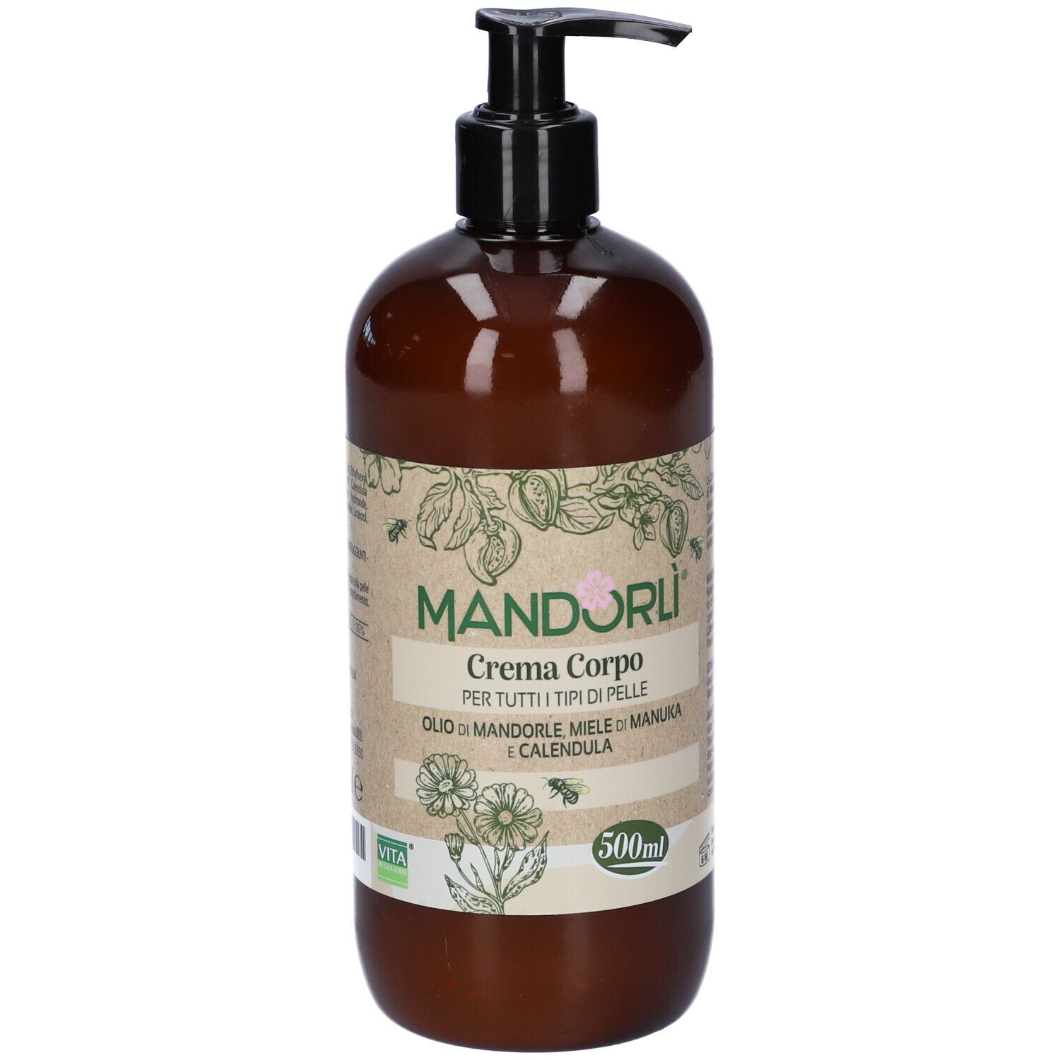 Mandorli Crema Corpo Per Tutti I Tipi Di Pelle 500 Ml