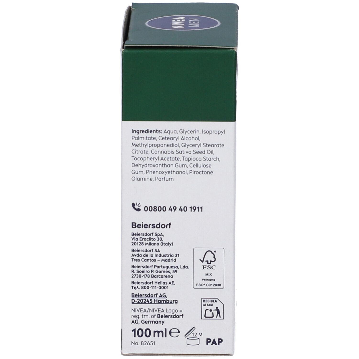 Nivea Men Sensitive Pro Ultra-Calming Balsamo Dopobarba