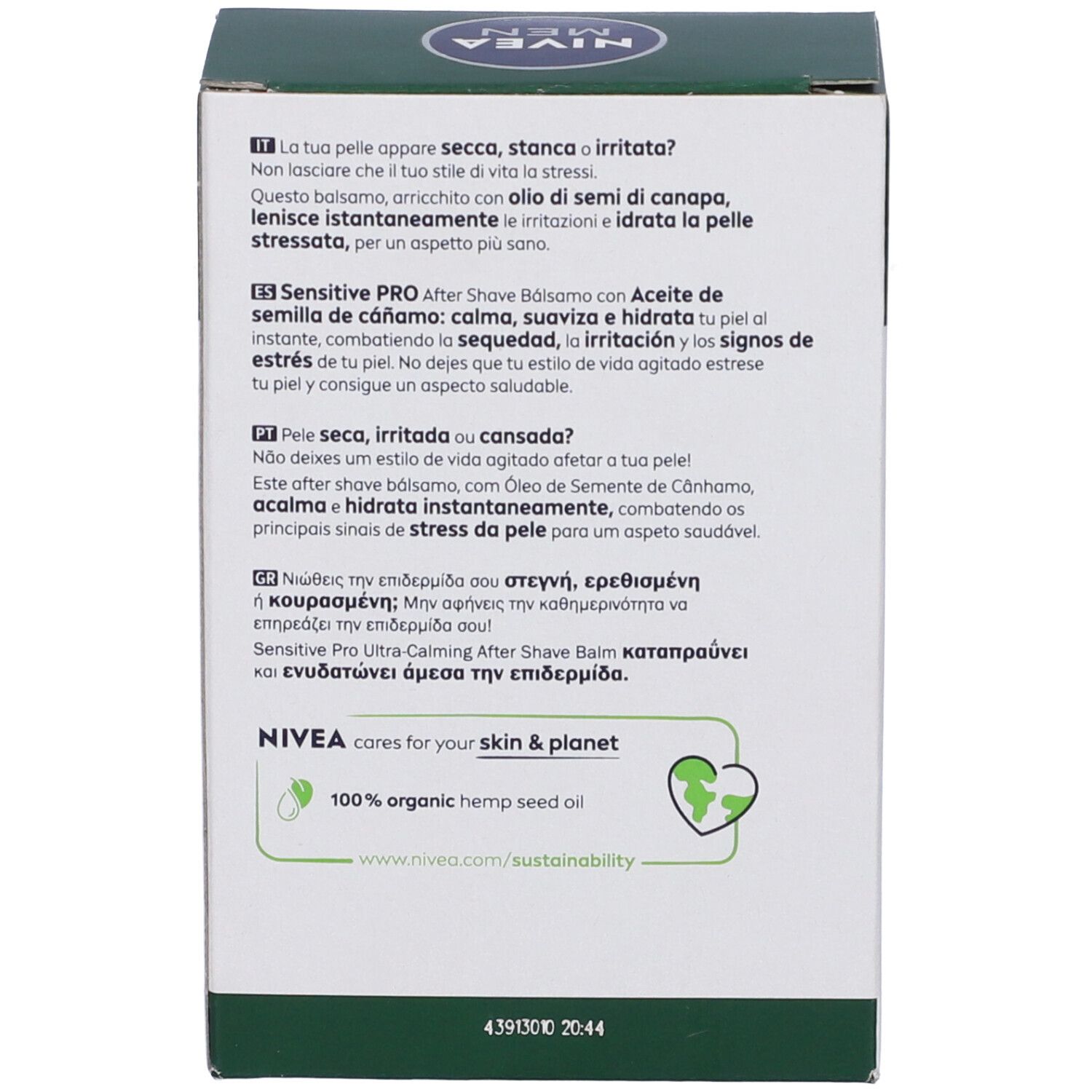 Nivea Men Sensitive Pro Ultra-Calming Balsamo Dopobarba