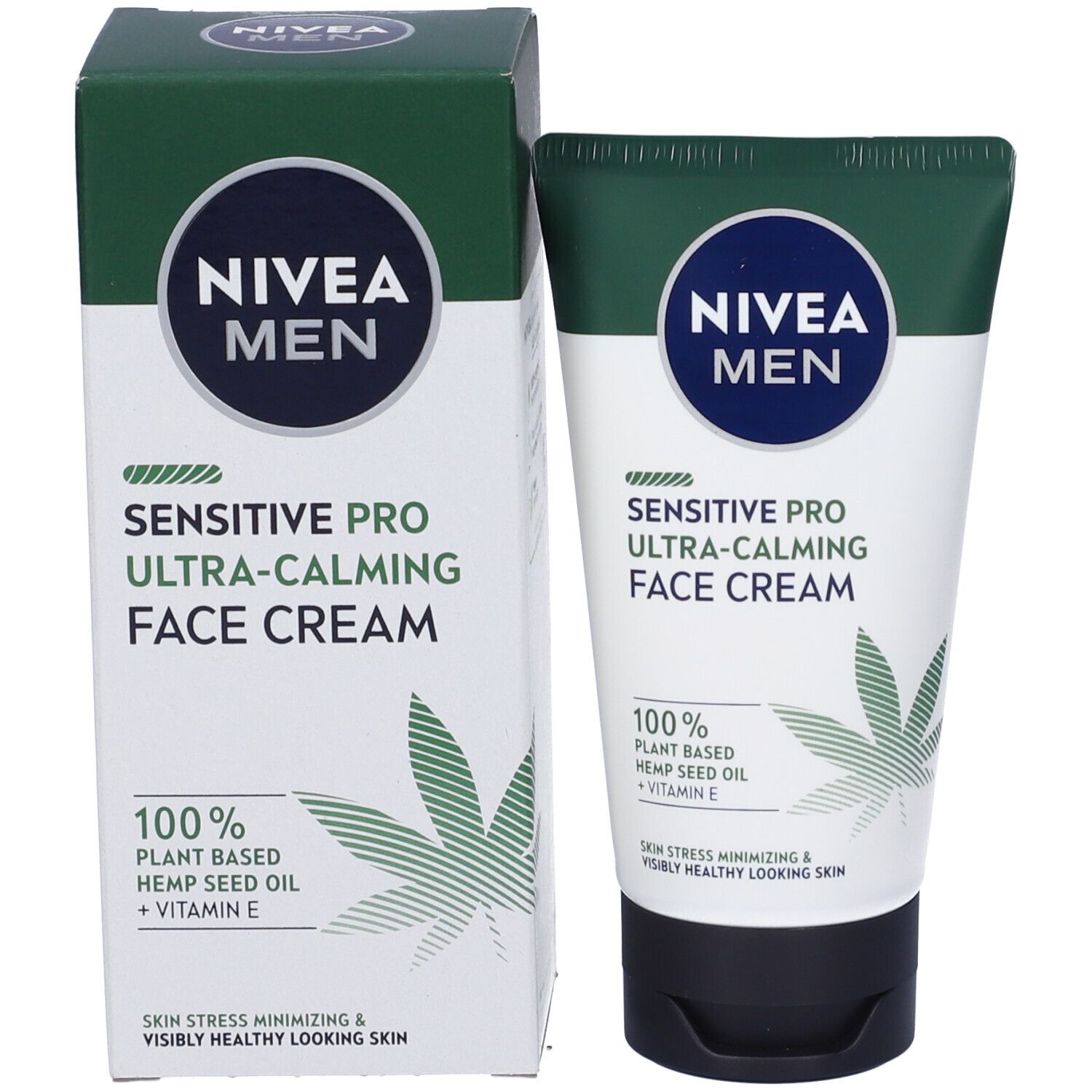 Nivea Men Sensitive Pro Ultra-Calming Crema Idratante 75 ml, Crema viso uomo per pelli sensibili