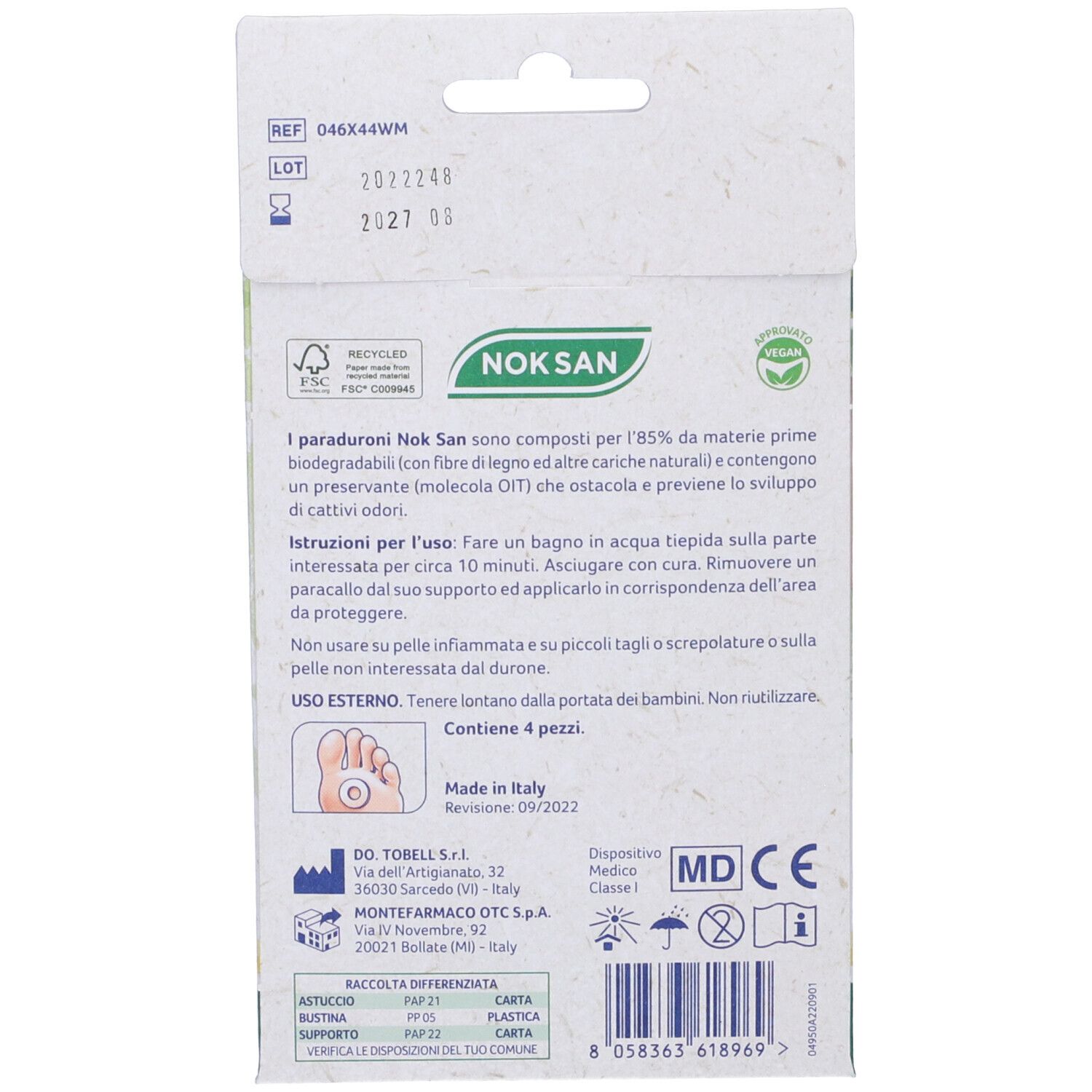 Montefarmaco Nok San Paraduroni Protettivi
