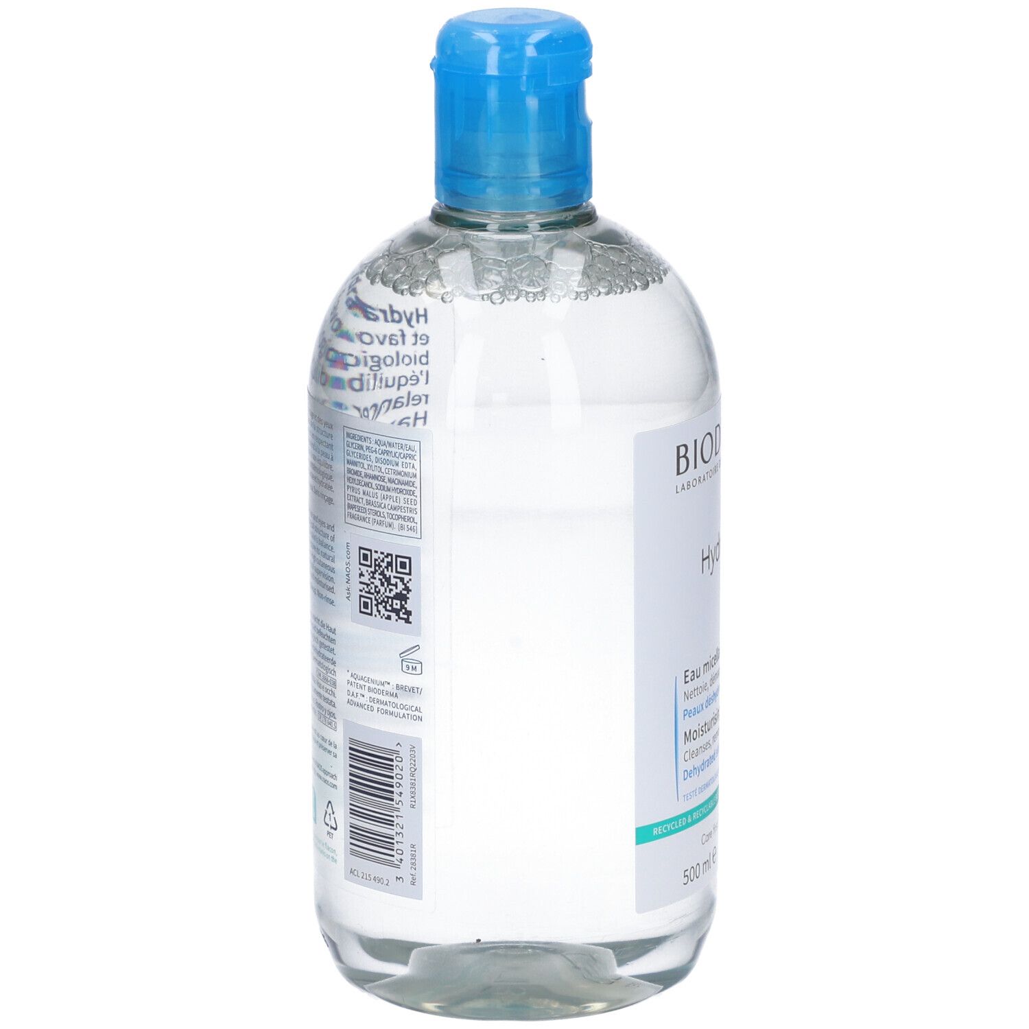 BIODERMA Hydrabio H2O Acqua micellare struccante idratante pelle disidratata