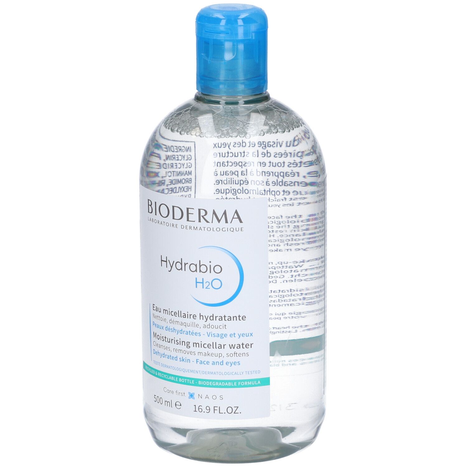 BIODERMA Hydrabio H2O Acqua micellare struccante idratante pelle disidratata