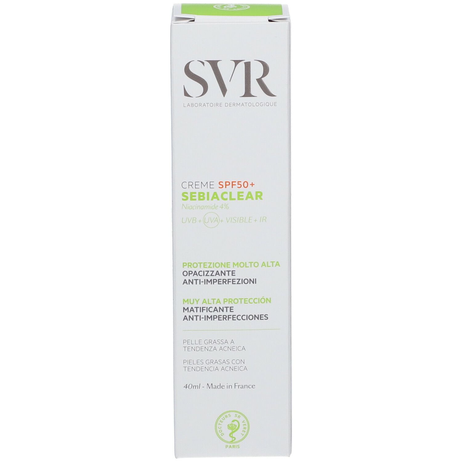 SVR Sebiaclear Creme SPF 50+