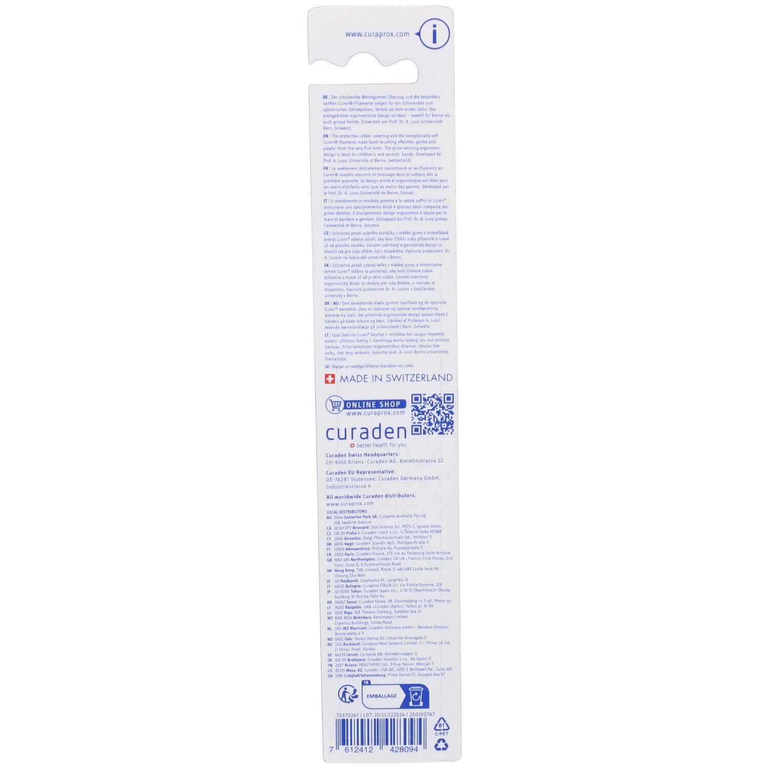 Curaprox Baby Toothbrush Sing