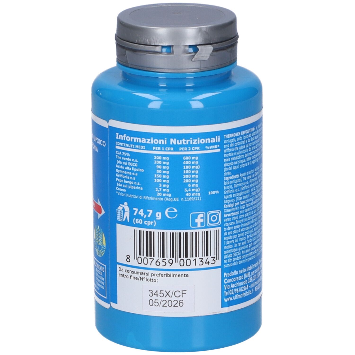 Ultimate Thermogen Revolution Compresse