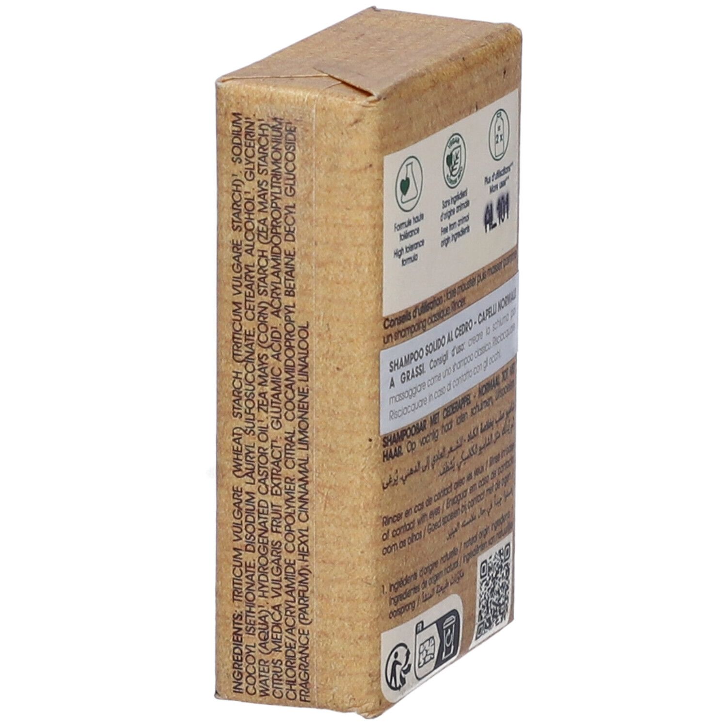 Klorane Shampoo solido al Cedro 80g - Capelli da normali a grassi