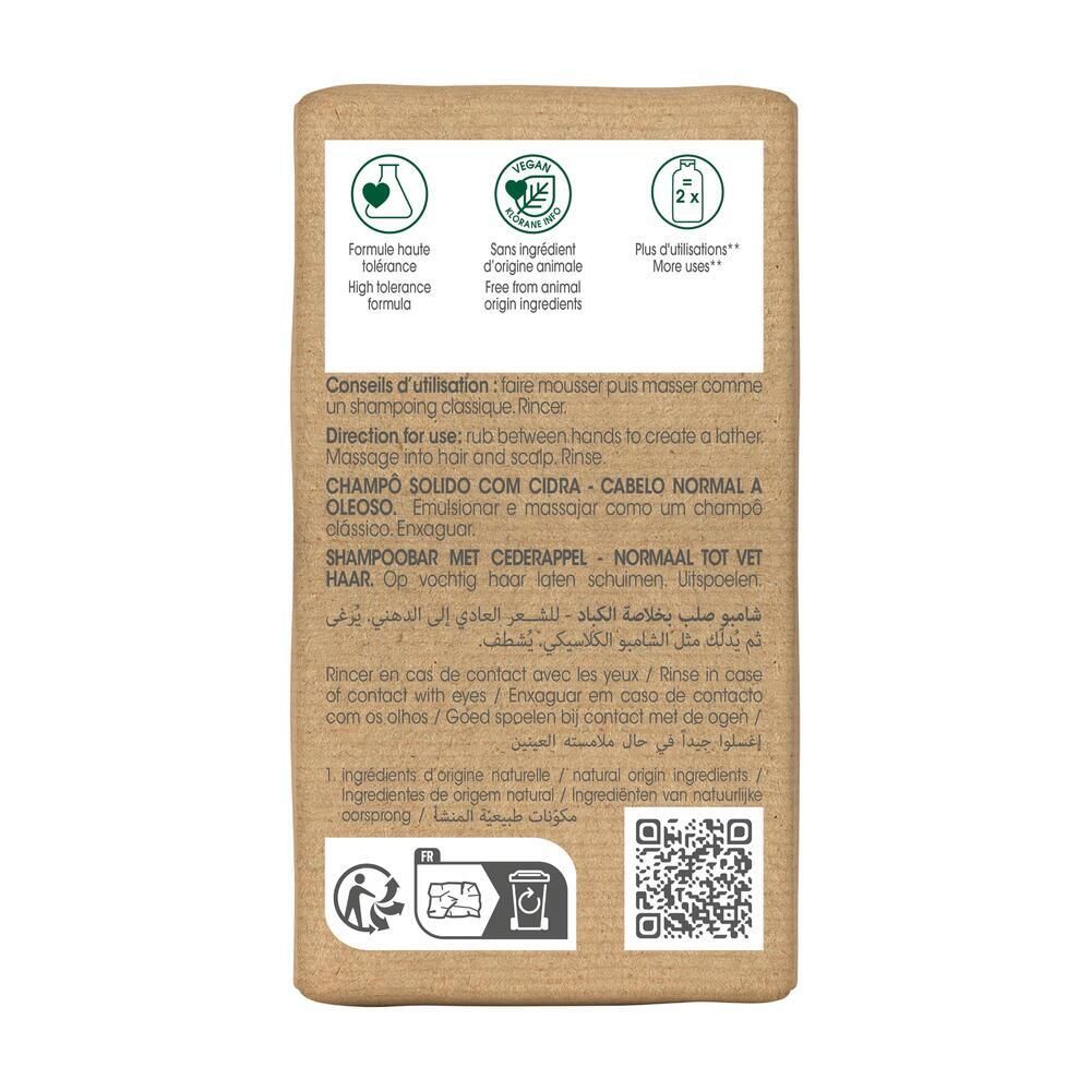 Klorane Shampoo solido al Cedro 80g - Capelli da normali a grassi