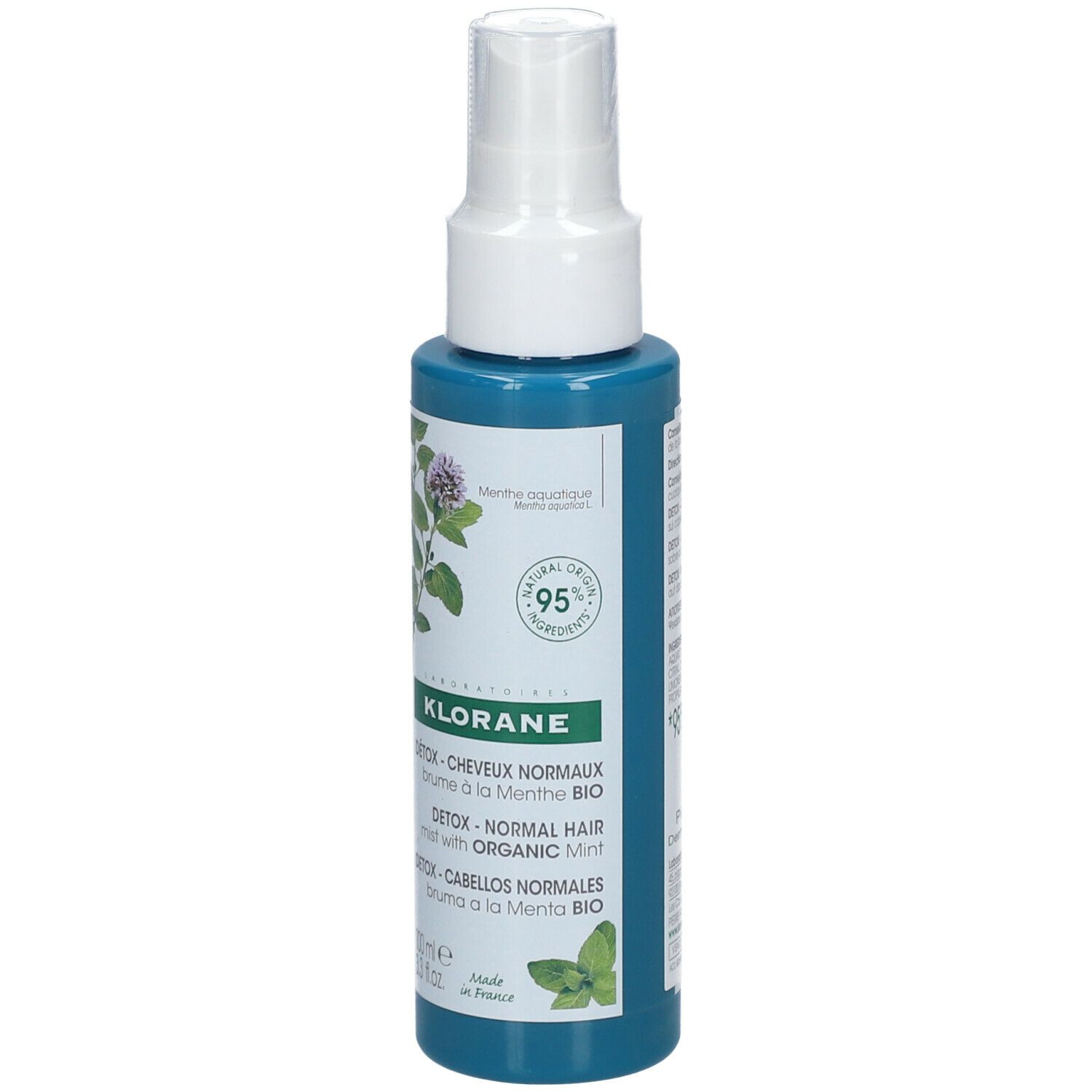 Klorane Spray alla Menta BIO 200ml - Detox, capelli purificati