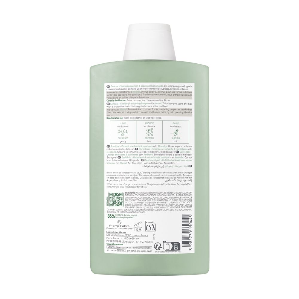 Klorane Shampoo Avvolgente alla Mandorla