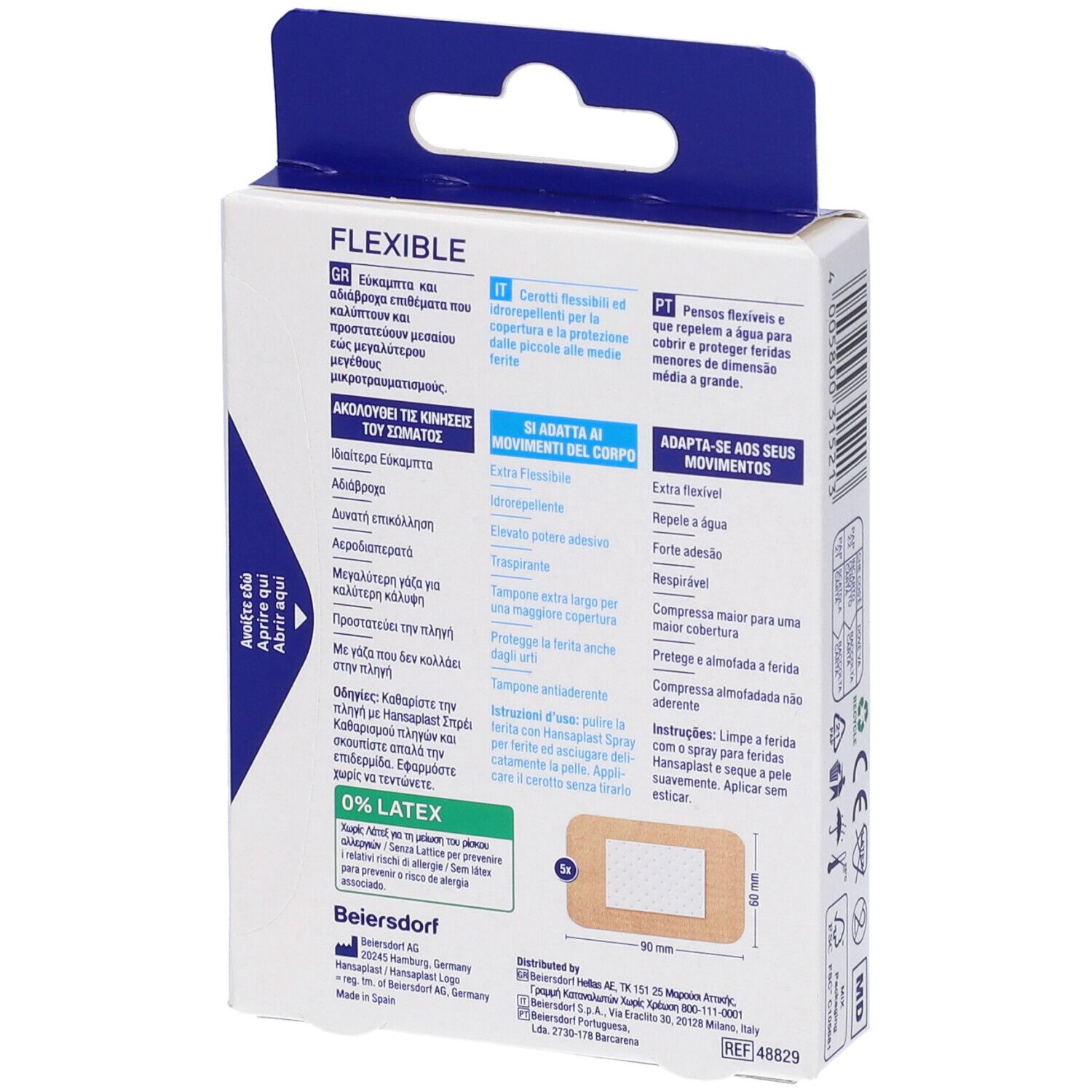 Hansaplast Flexible XXL Elastic 6x9 cm