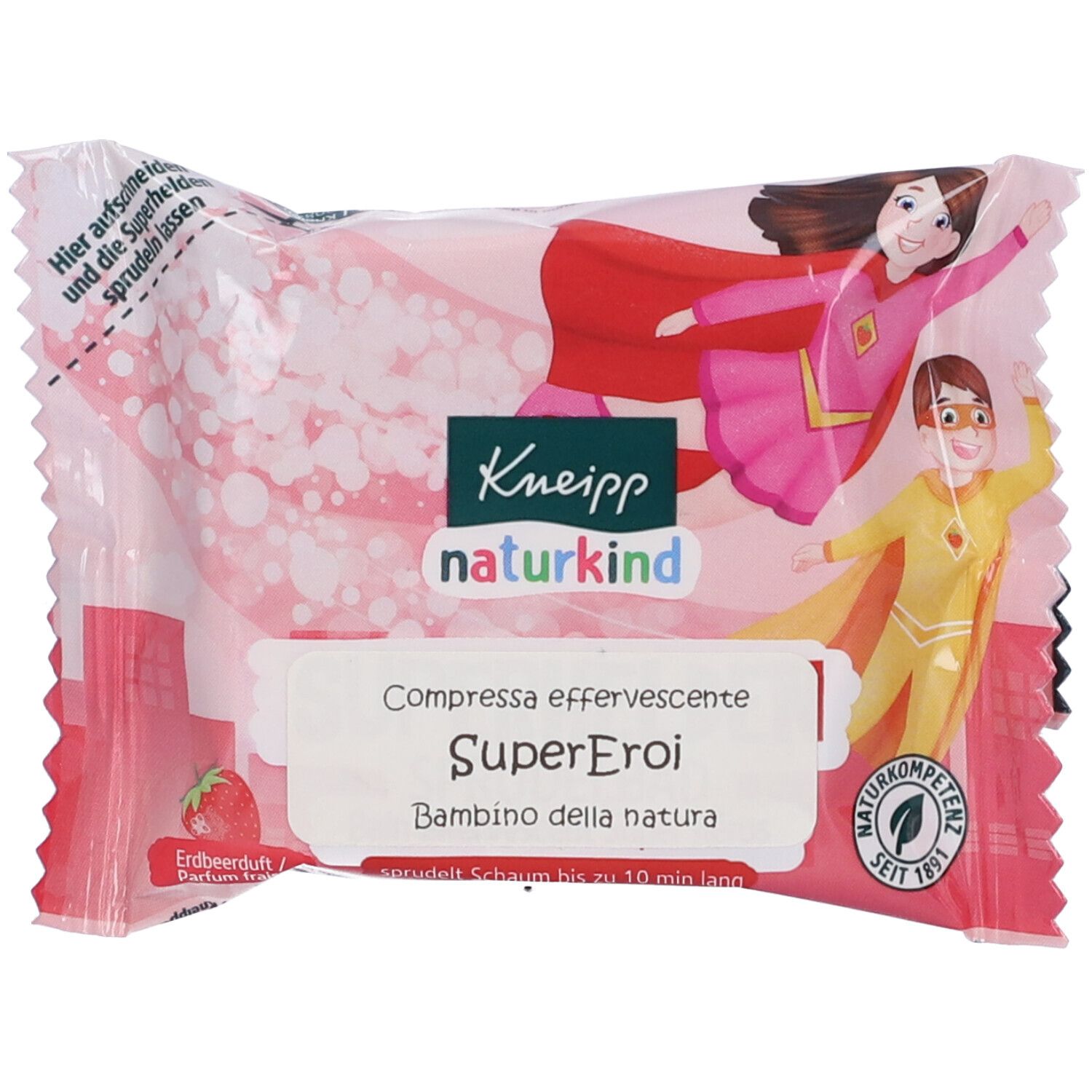 Kneipp Naturkind Compressa Effervescente Bagno Supereroi