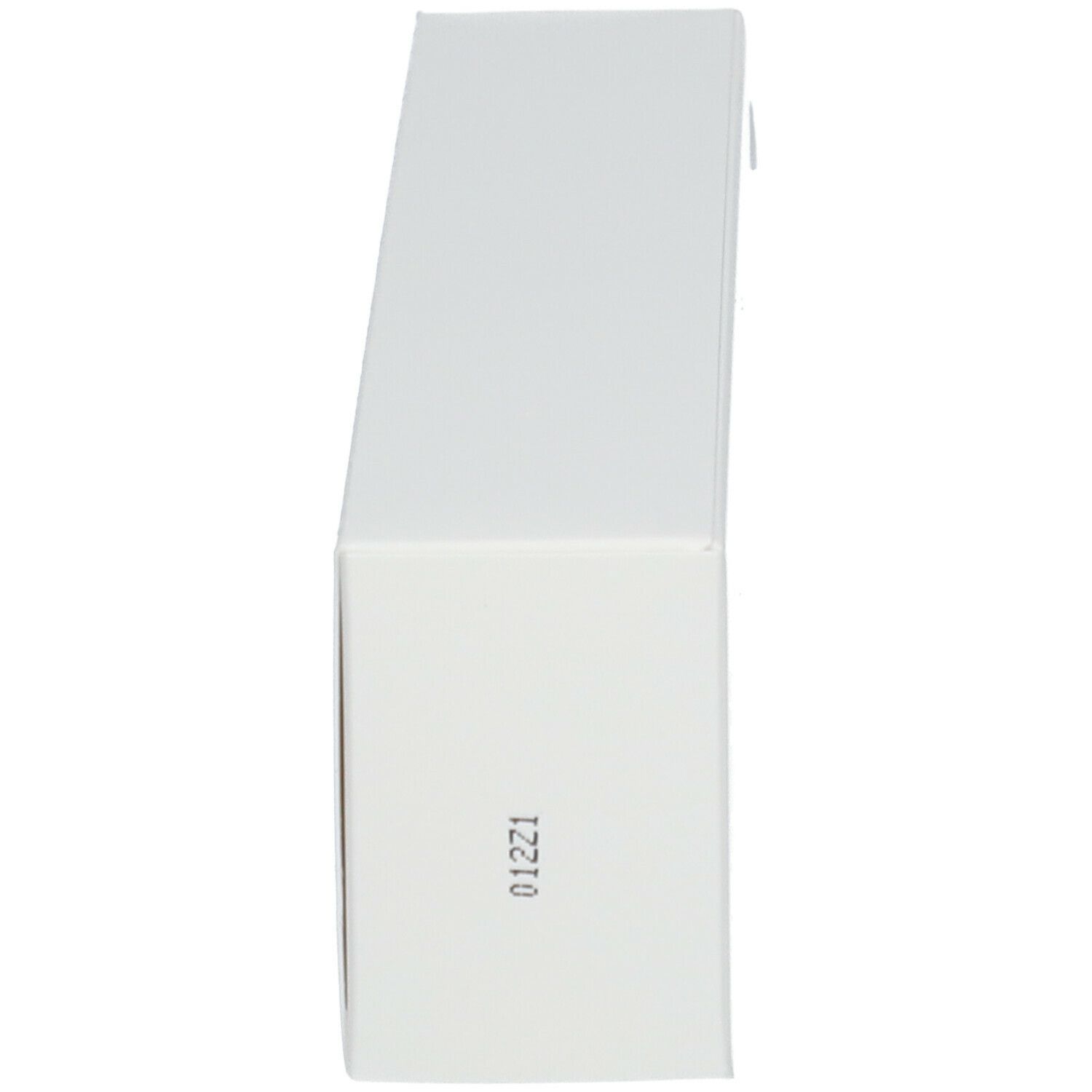 Scatola bianca con numero di serie.