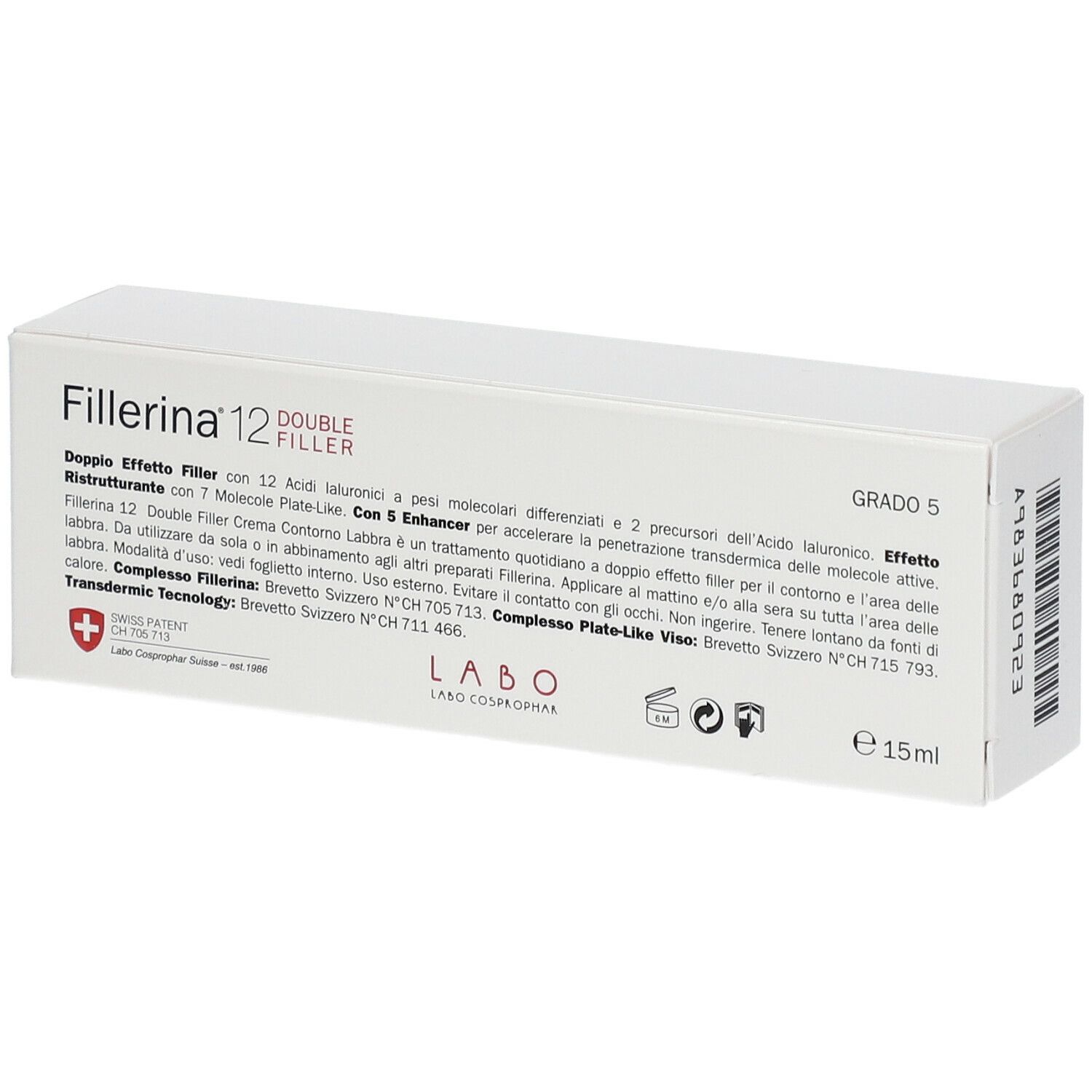 Fillerina® 12 Double Filler Crema Contorno Labbra Grado 5