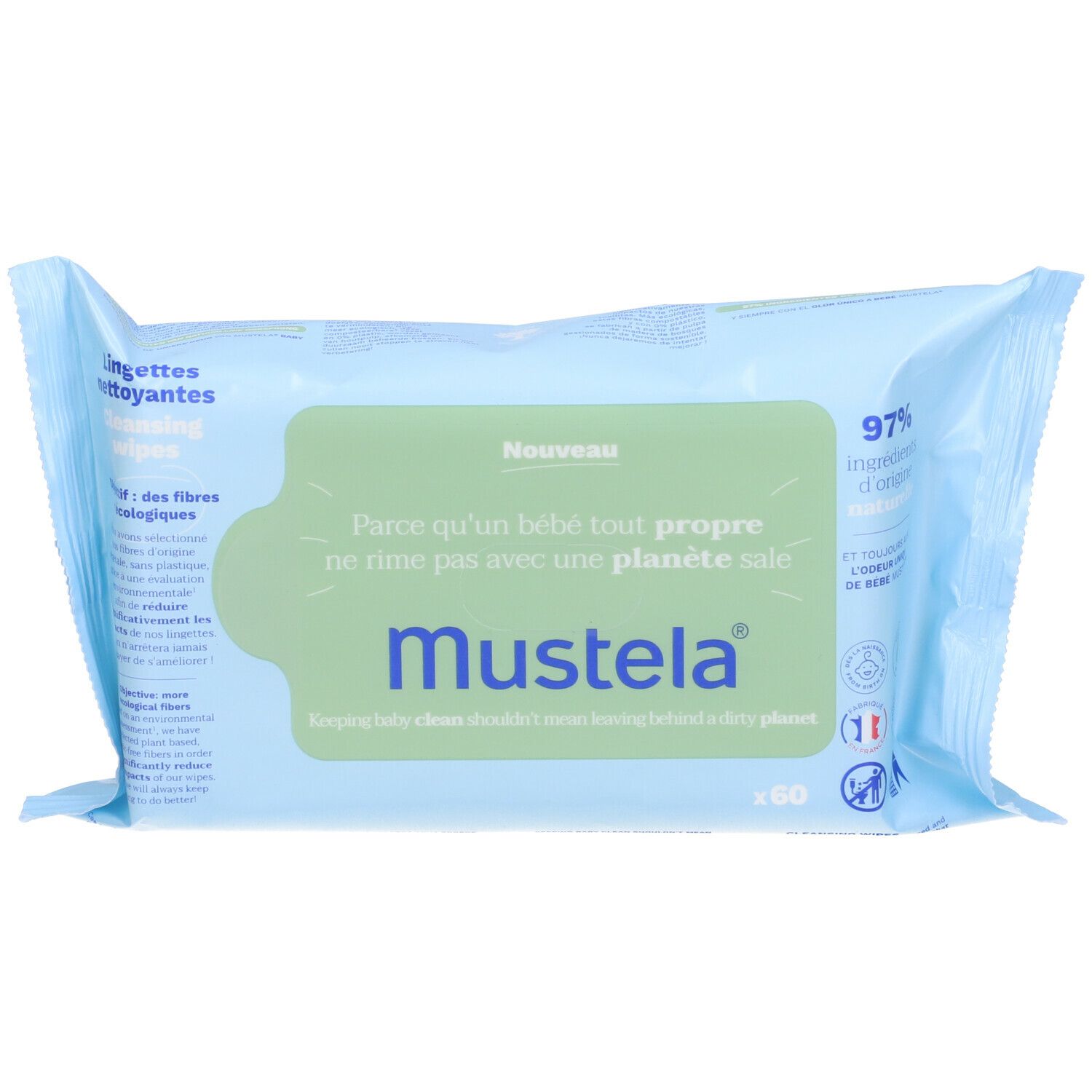 Mustela® Salviette Detergenti Profumate