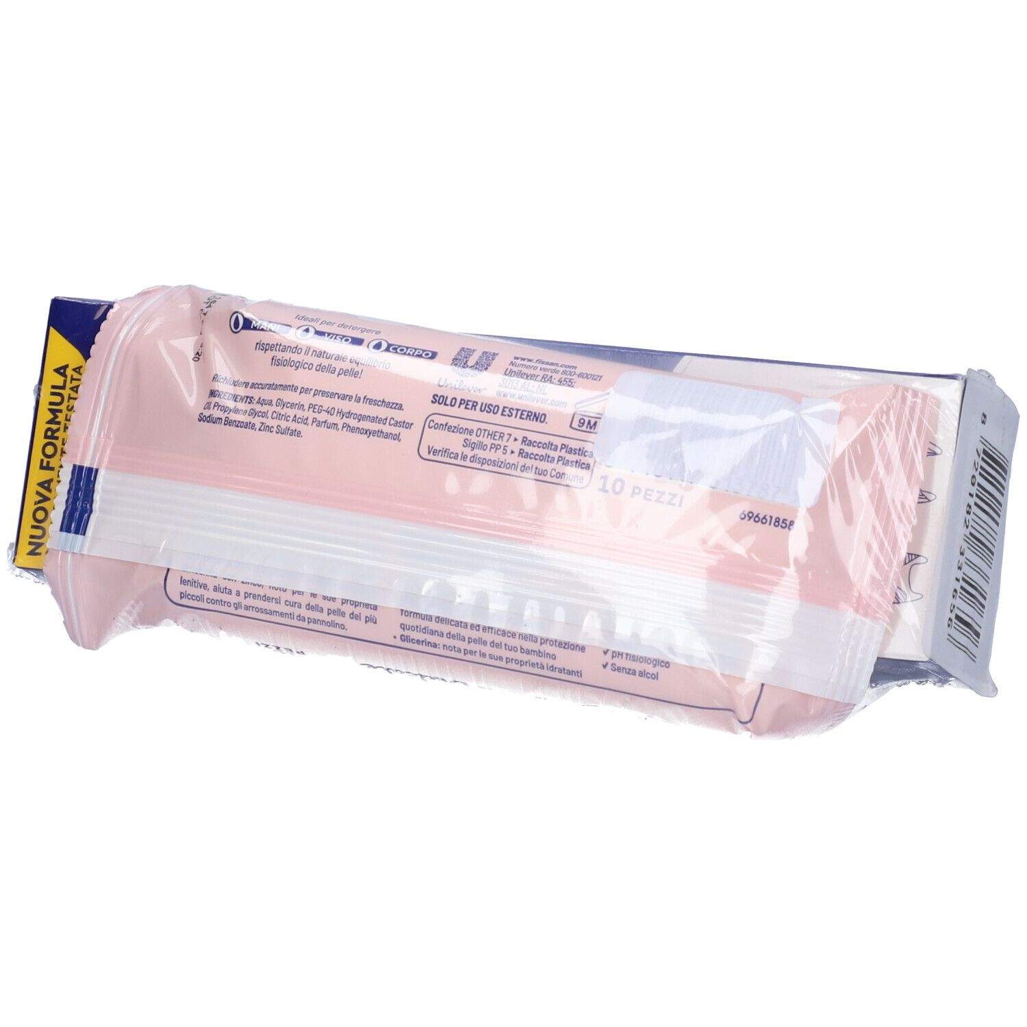 Fissan Special Pack Salviettine 10 Pezzi + Pasta Alta Protezione 100 Ml