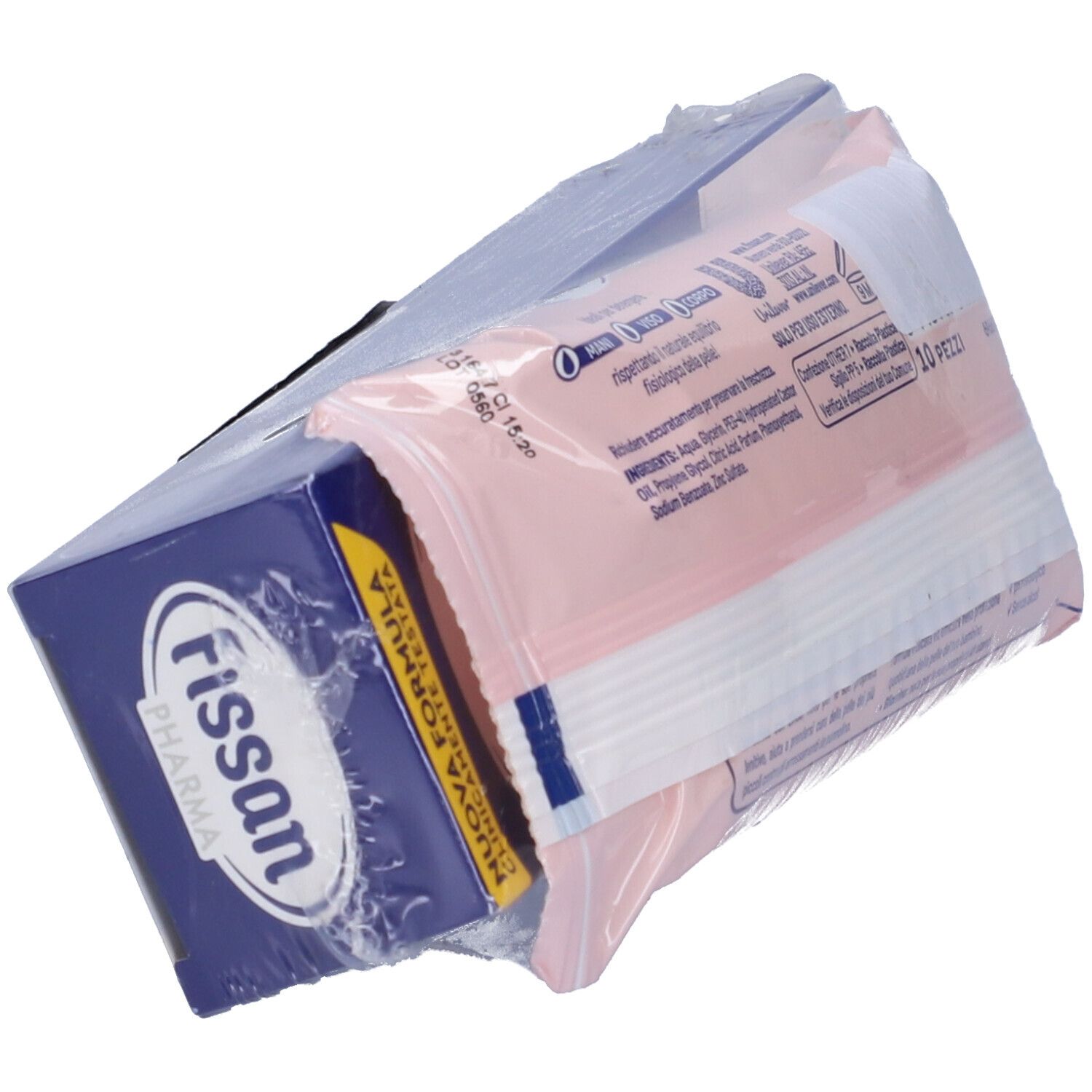 Fissan Special Pack Salviettine 10 Pezzi + Pasta Alta Protezione 100 Ml