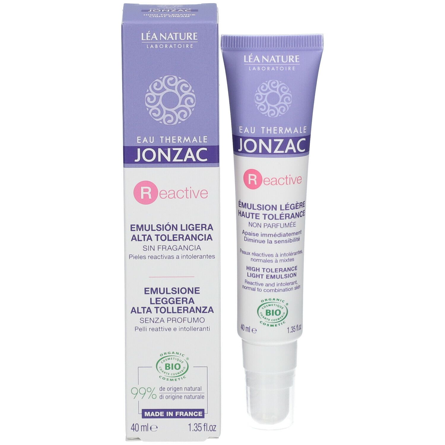 Eau Thermale Jonzac Emulsione Leggera Alta Tolleranza Reactive