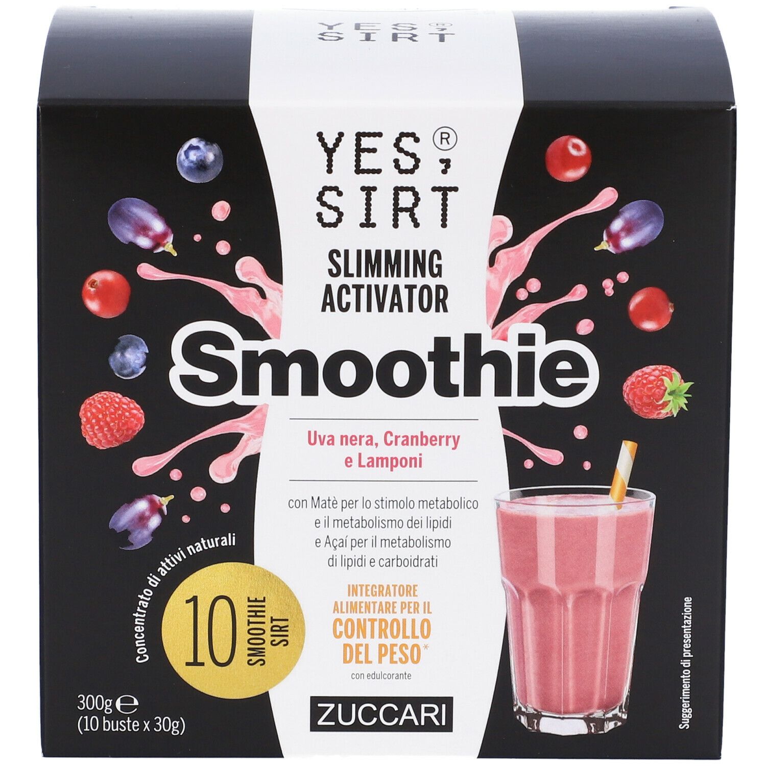 Yes Sirt Smoothie Uva Nera-cranberry-lamponi