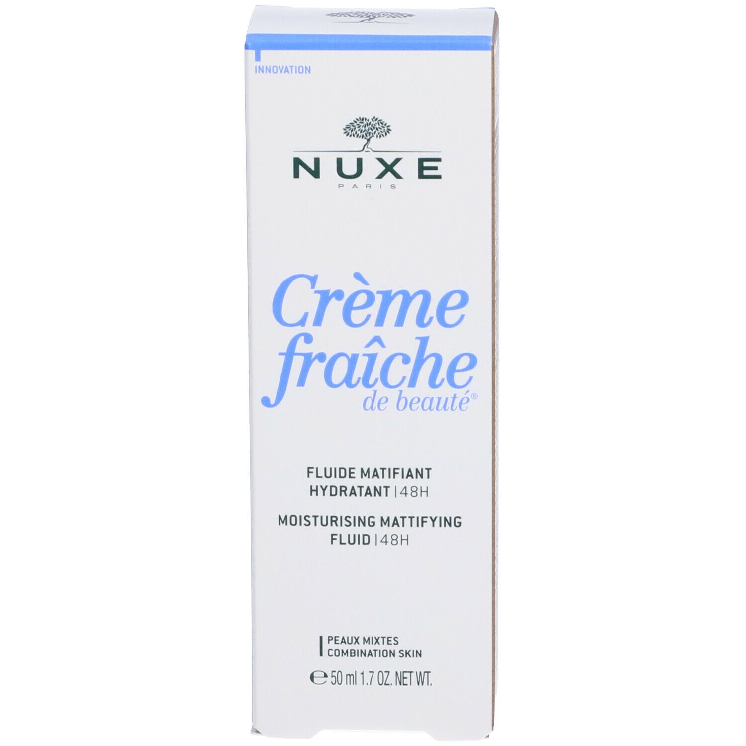 NUXE Crème fraîche de beauté® Fluido Opacizzante Idratante 48h Pelli Miste