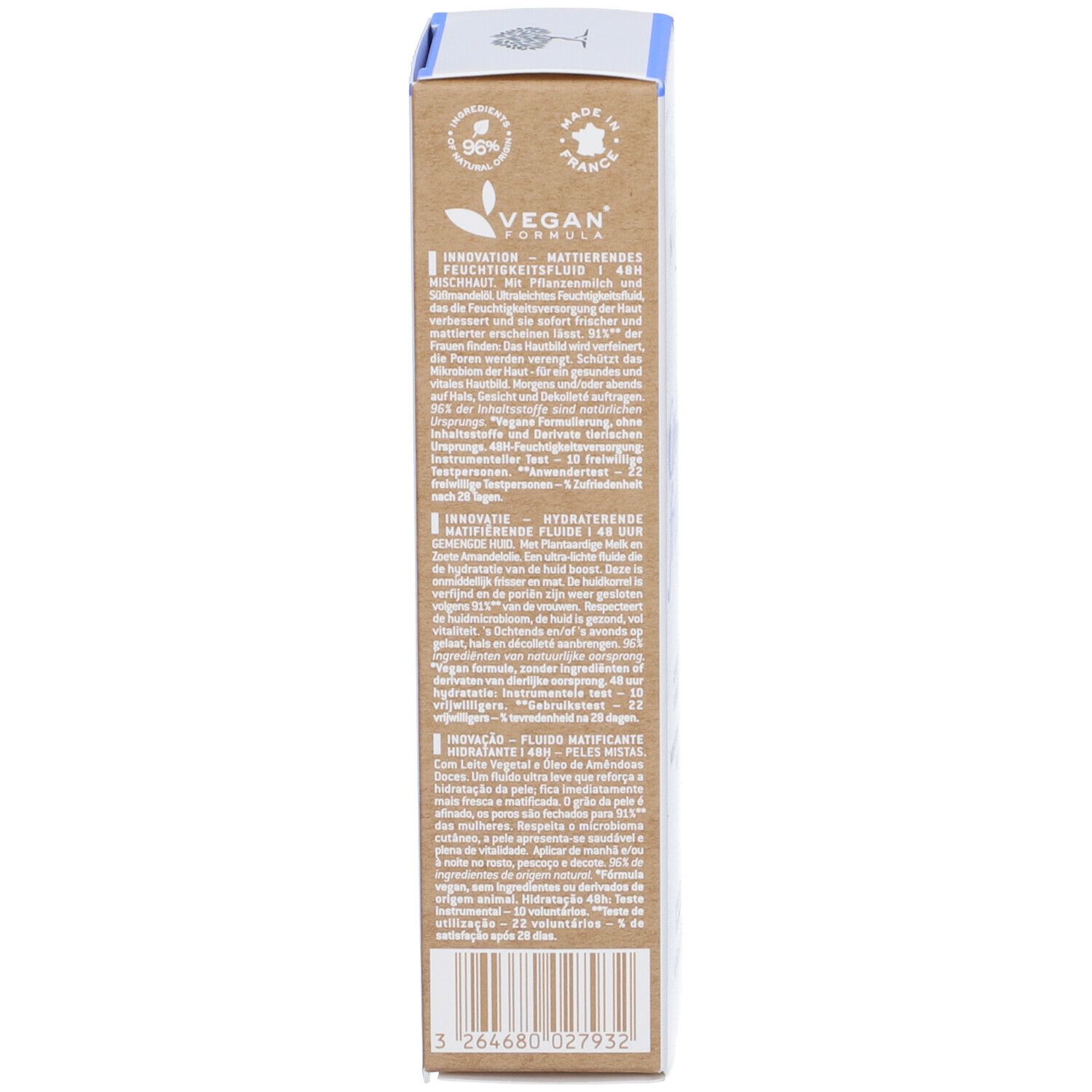 NUXE Crème fraîche de beauté® Fluido Opacizzante Idratante 48h Pelli Miste