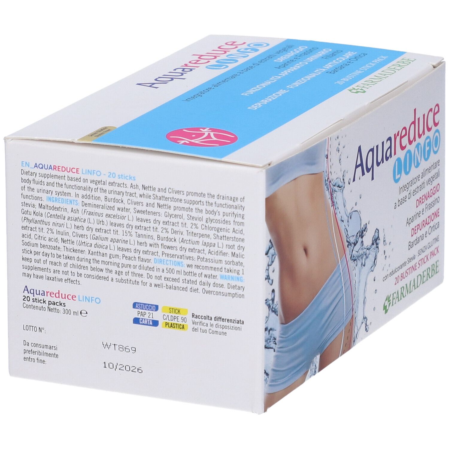 Aqua Reduce Linfo 20 Stick Da 15 Ml