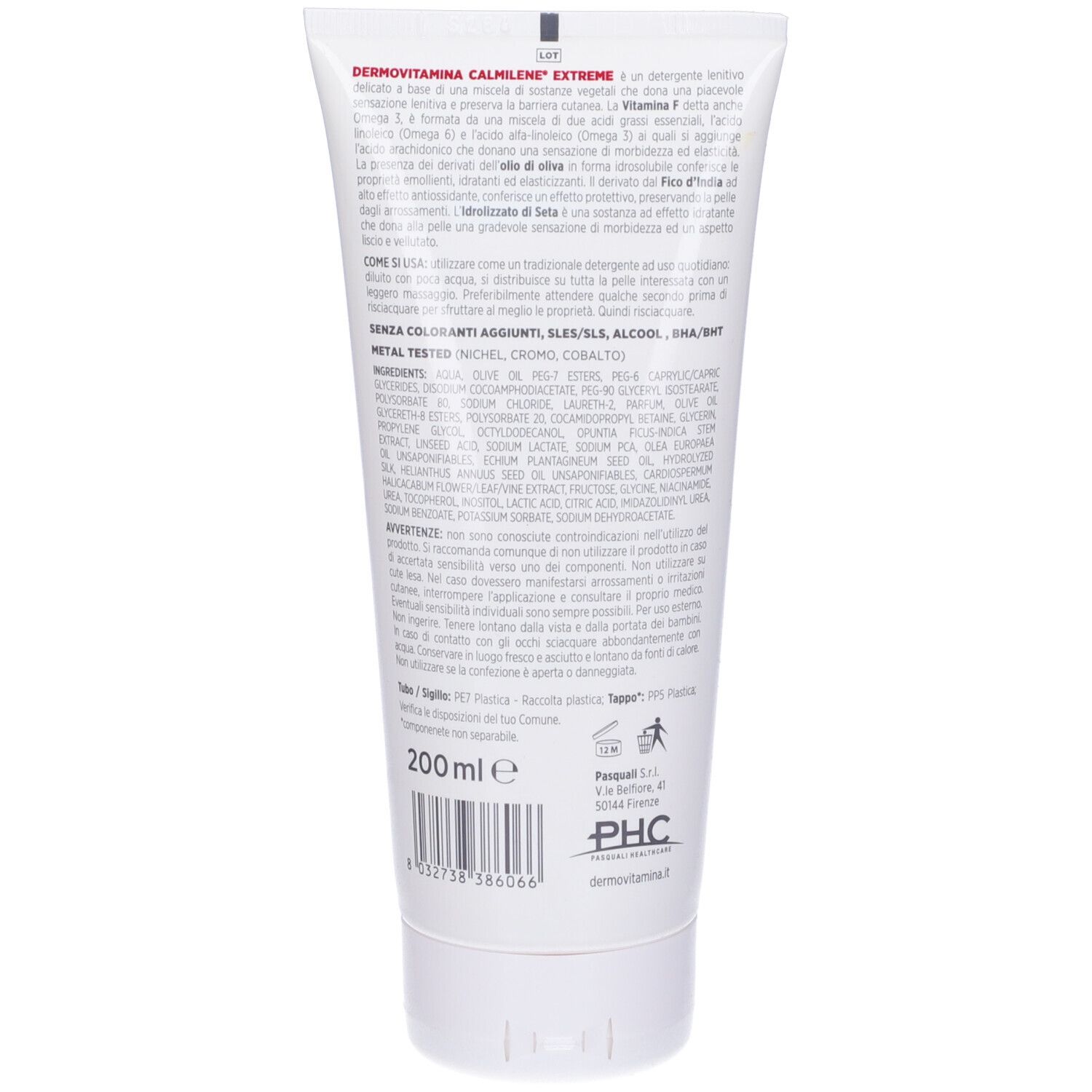 Dermovitamina Calmilene® Extreme Detergente Lenitivo Delicato