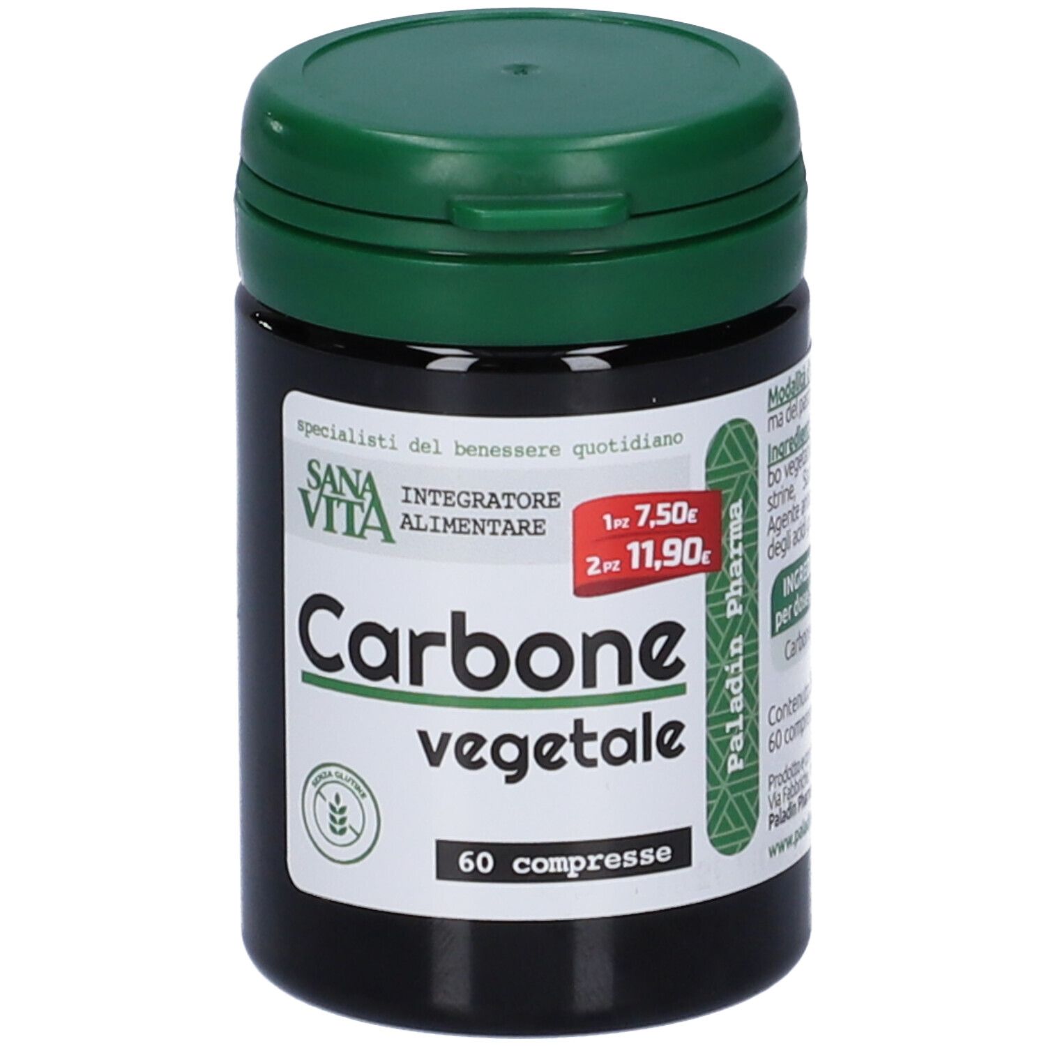 Sana Vita Carbone Vegetale Compresse
