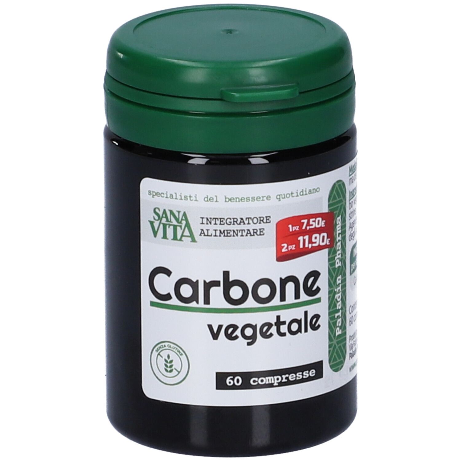 Sana Vita Carbone Vegetale Compresse