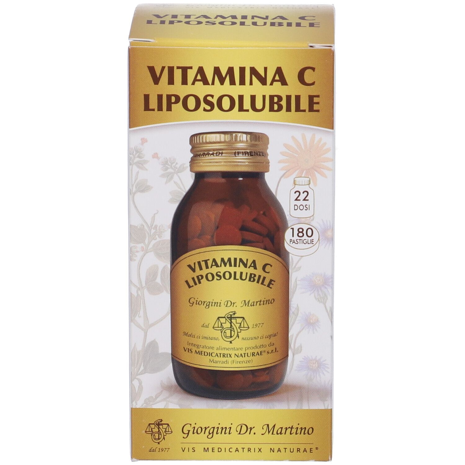 Vitamina C Liposolubile 180 Pastiglie