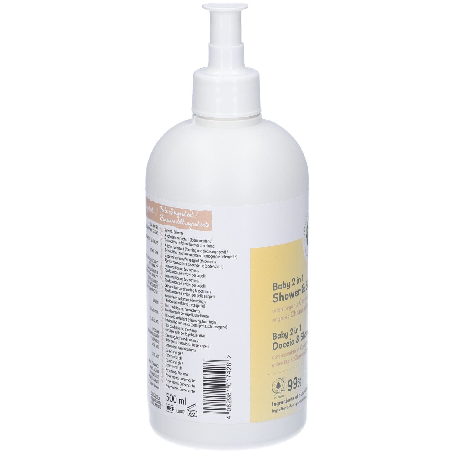 Baby Doccia & Shampoo Naturale 500 Ml
