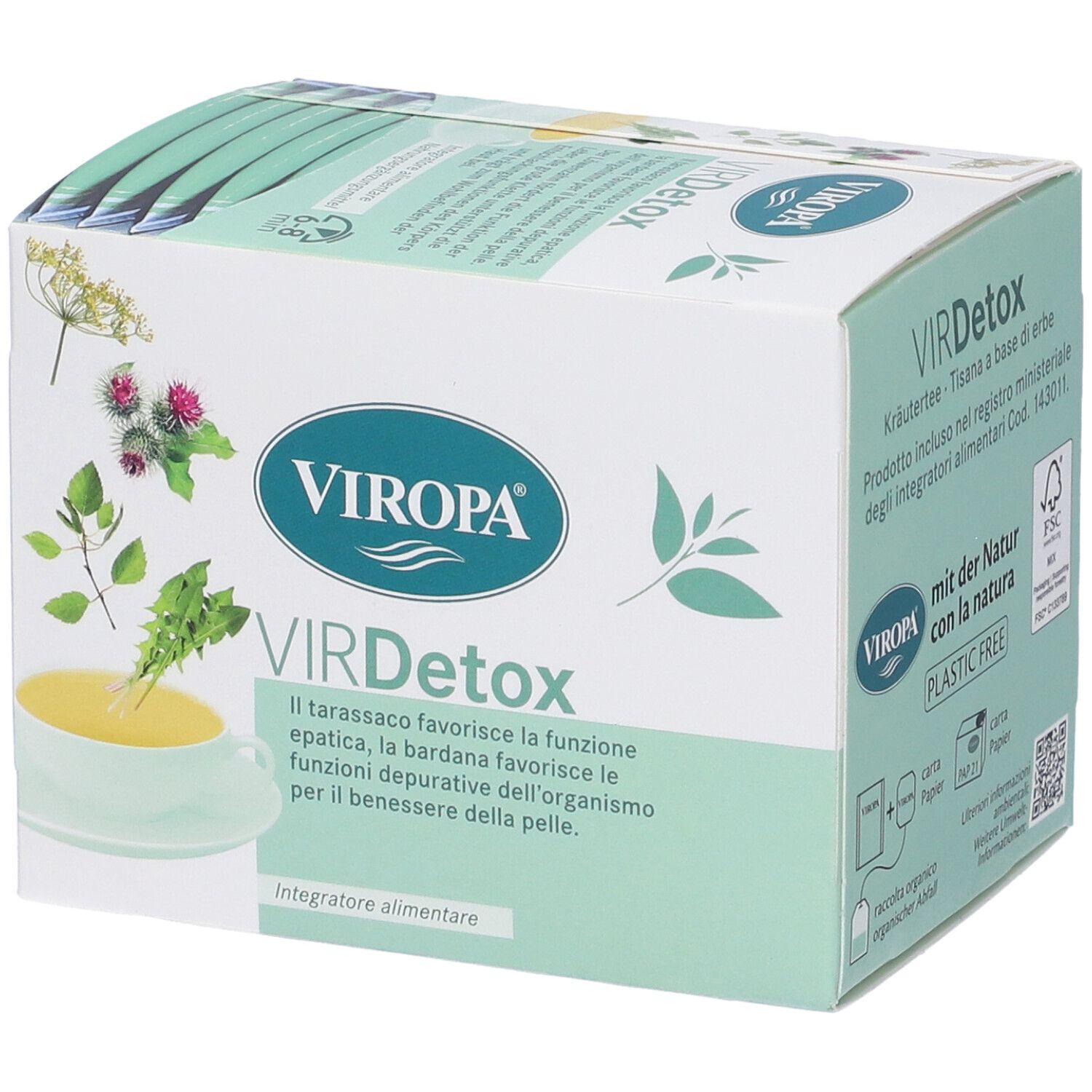 Viropa Virdetox Bustine Bustine Filtro